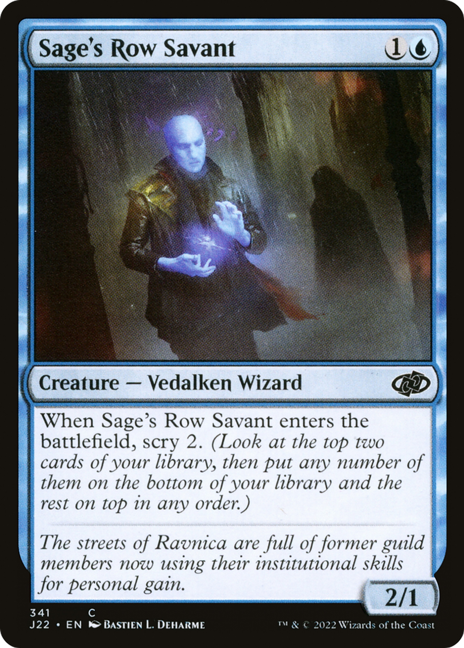 Savant du rang du Sage — Jumpstart 2022 — Magic: The Gathering