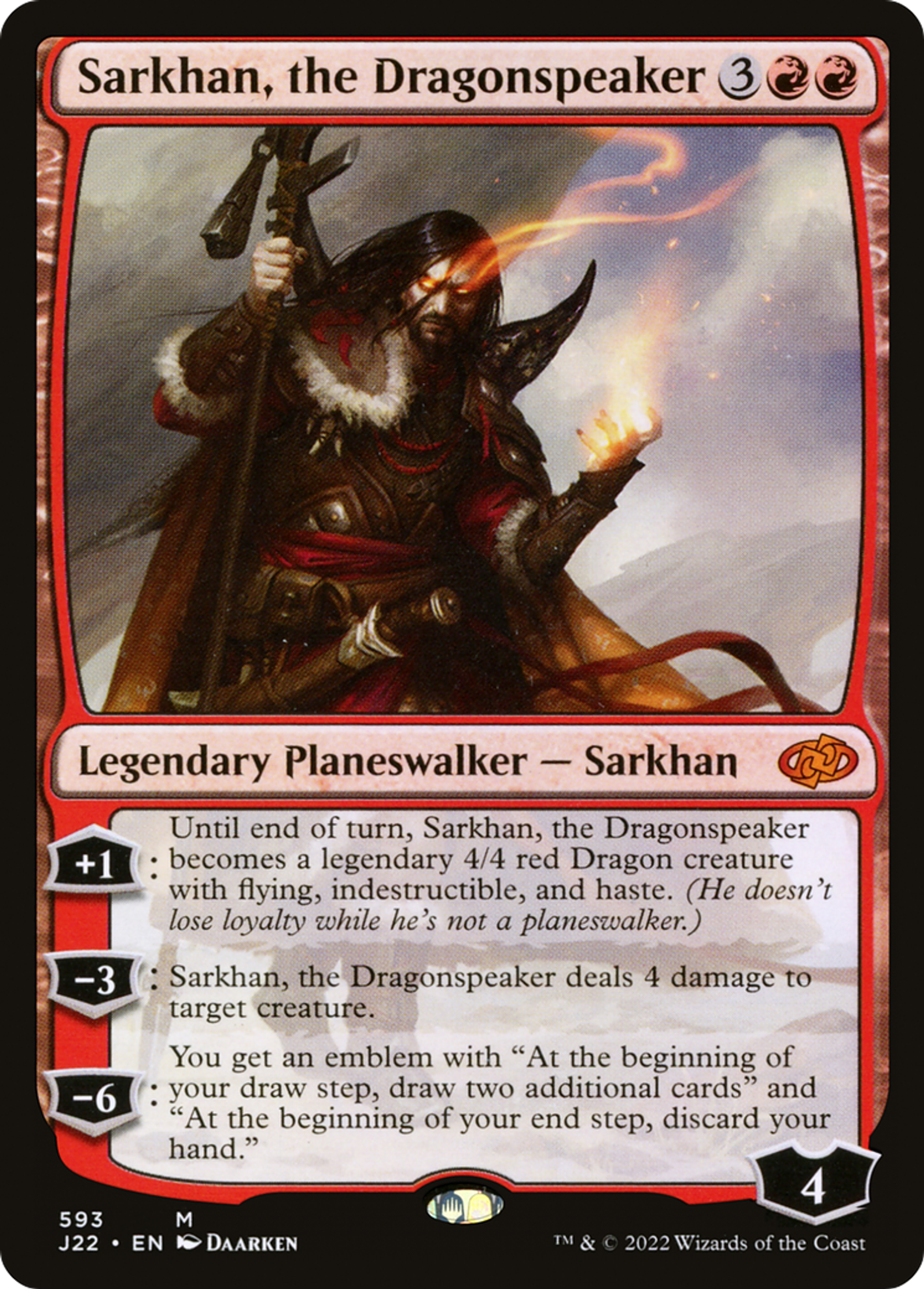 Sarkhan, le languedragon — Jumpstart 2022 — Magic: The Gathering