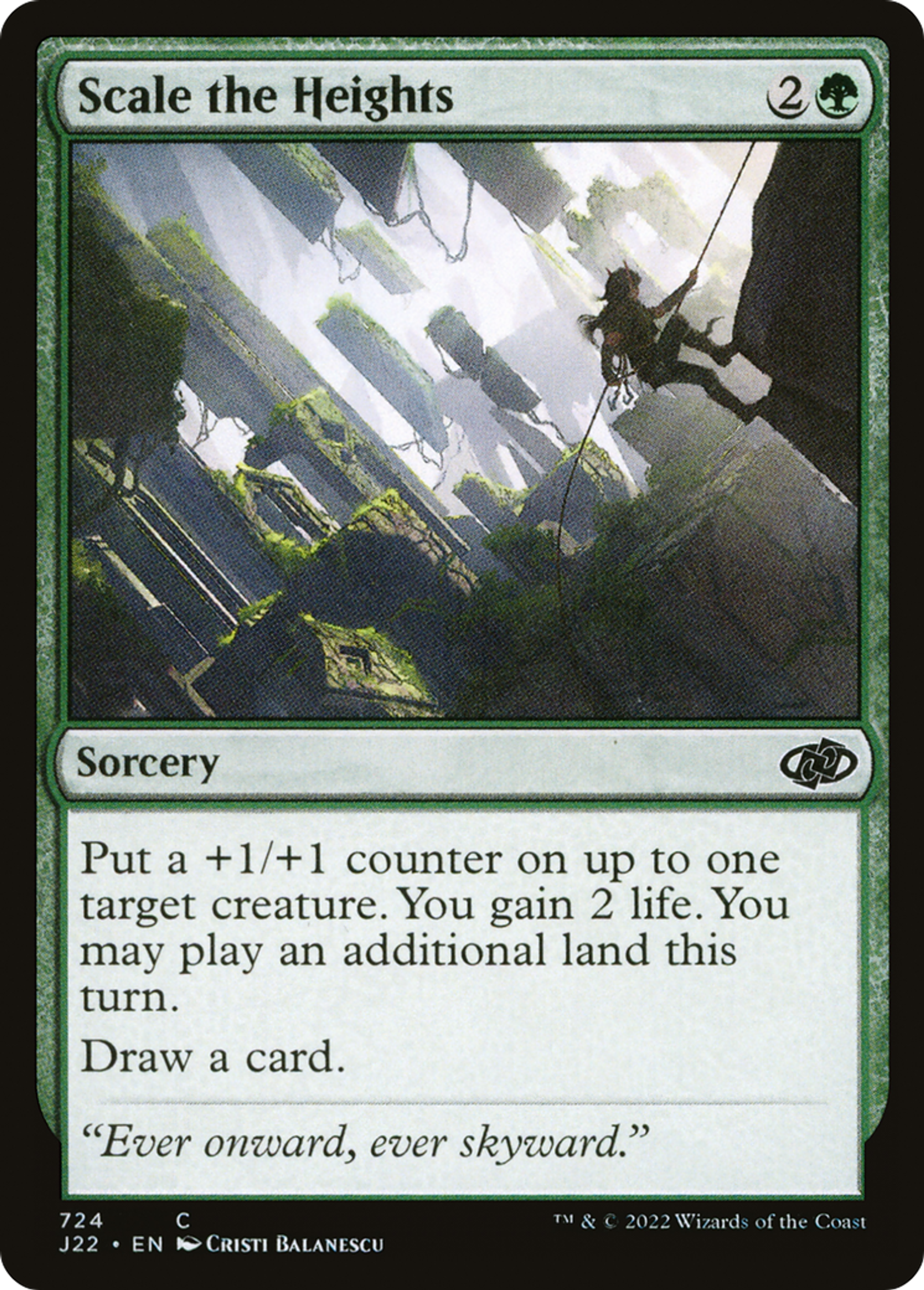 Gravir le sommet — Jumpstart 2022 — Magic: The Gathering