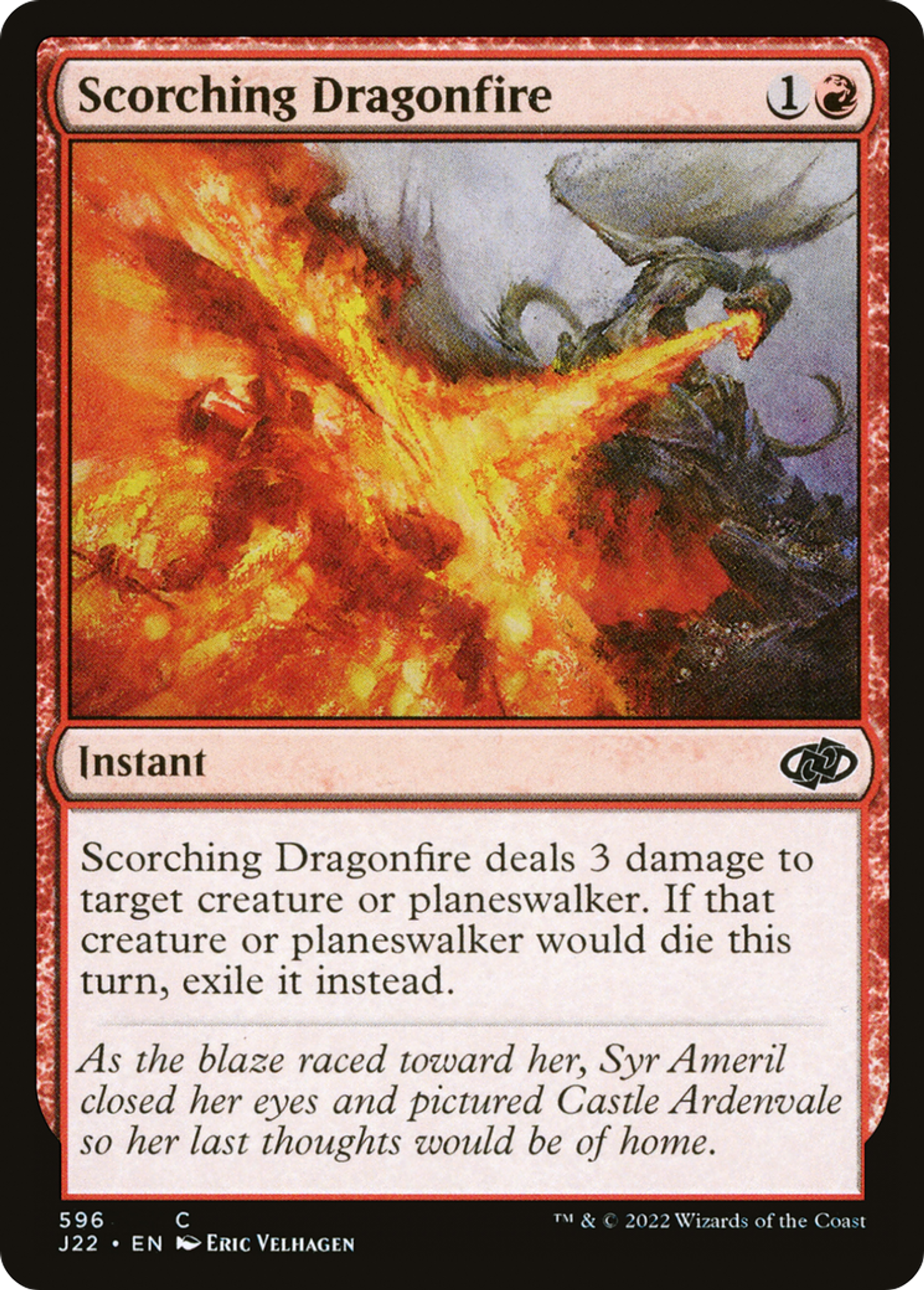 Feu du dragon dévastateur — Jumpstart 2022 — Magic: The Gathering