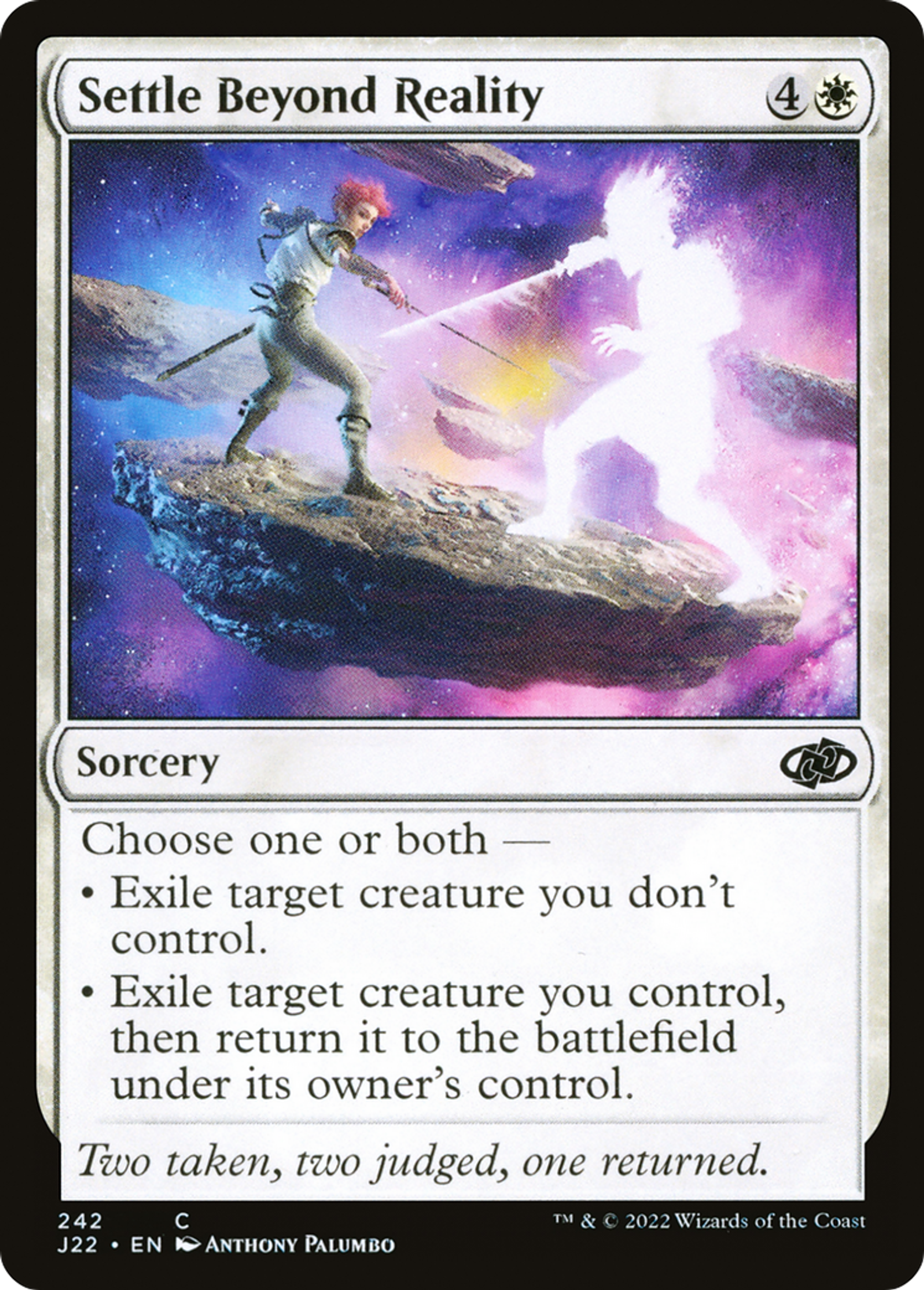 Résolution hors réalité — Jumpstart 2022 — Magic: The Gathering