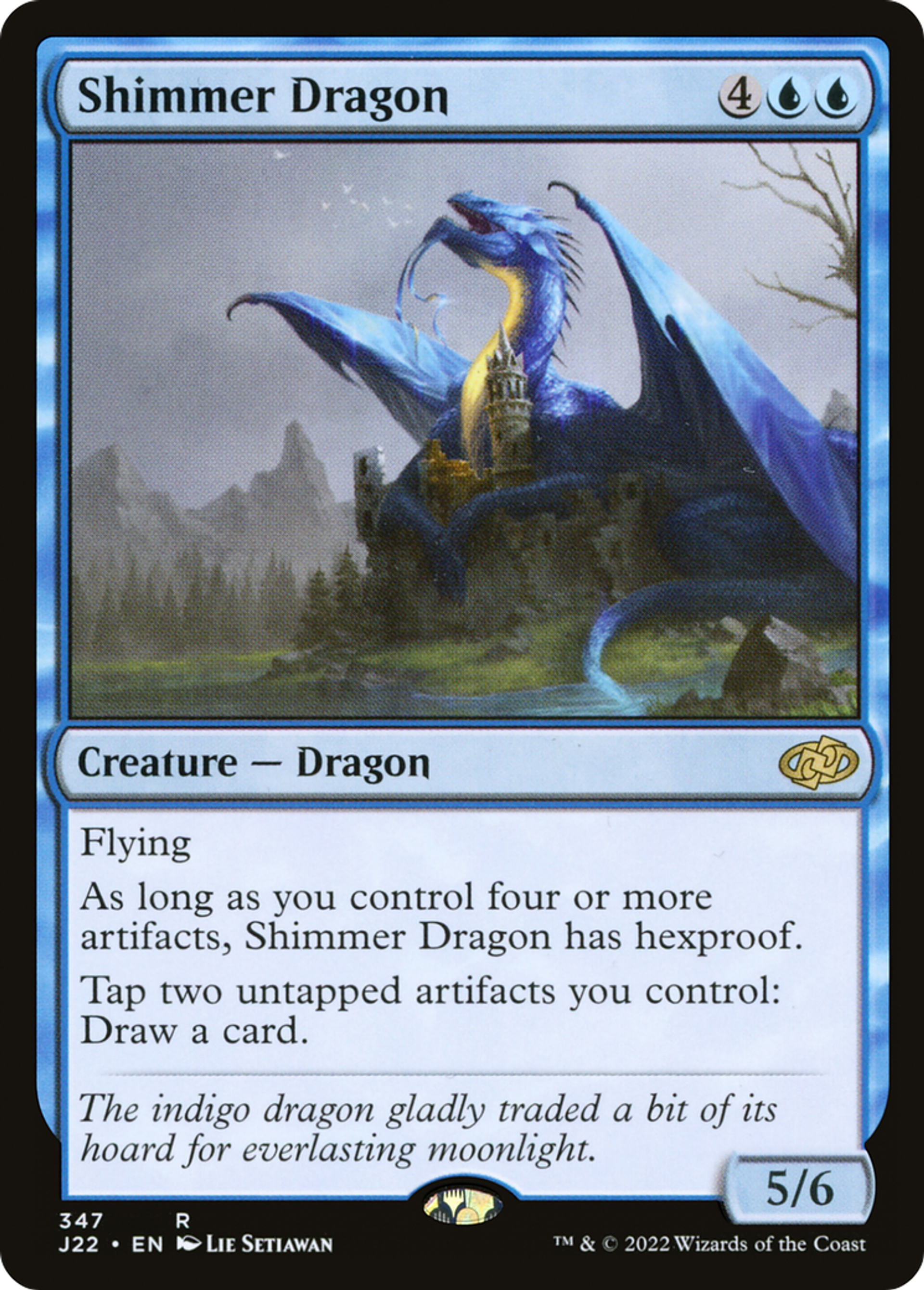 Dragon scintillant — Jumpstart 2022 — Magic: The Gathering