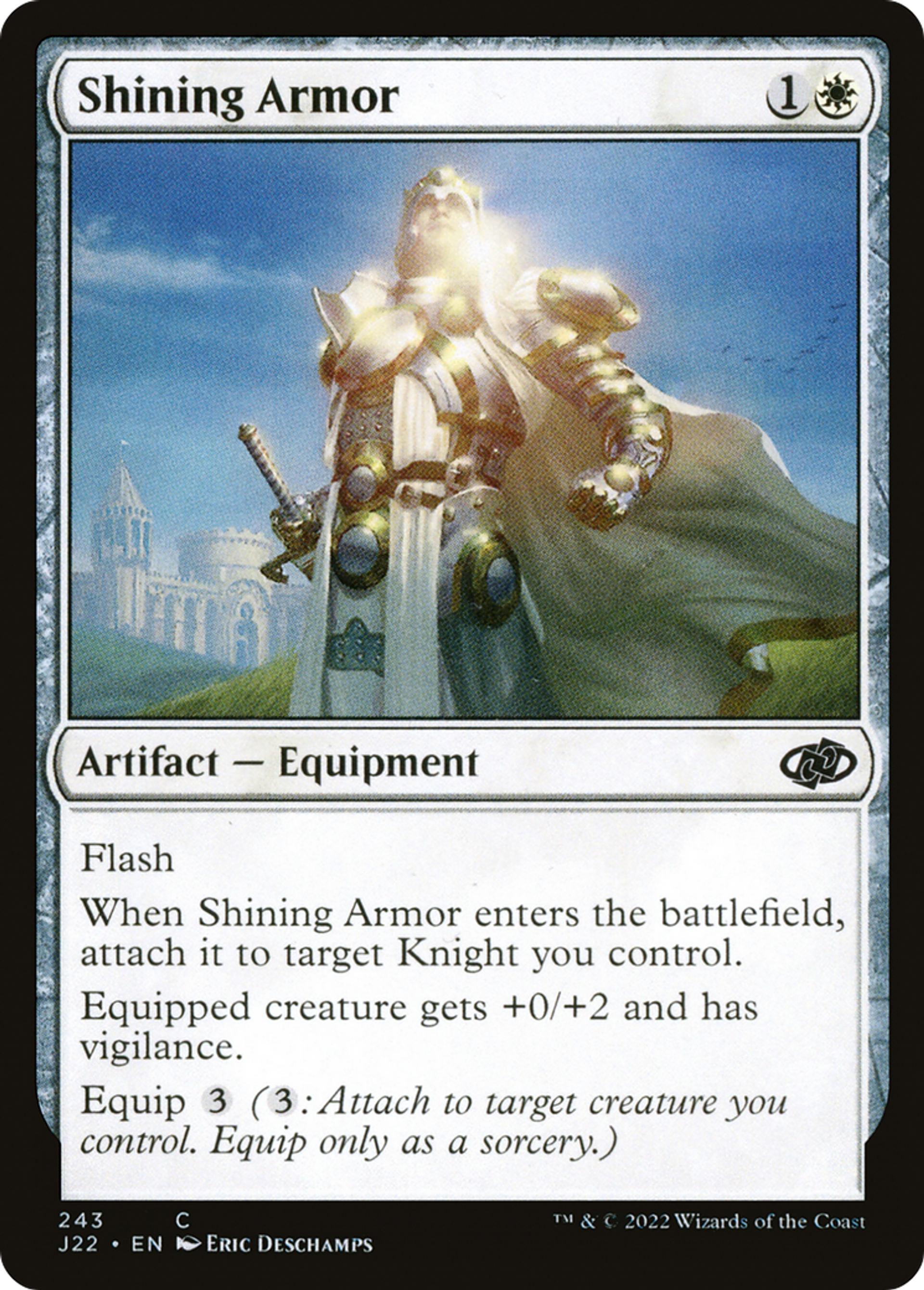 Armure étincelante — Jumpstart 2022 — Magic: The Gathering