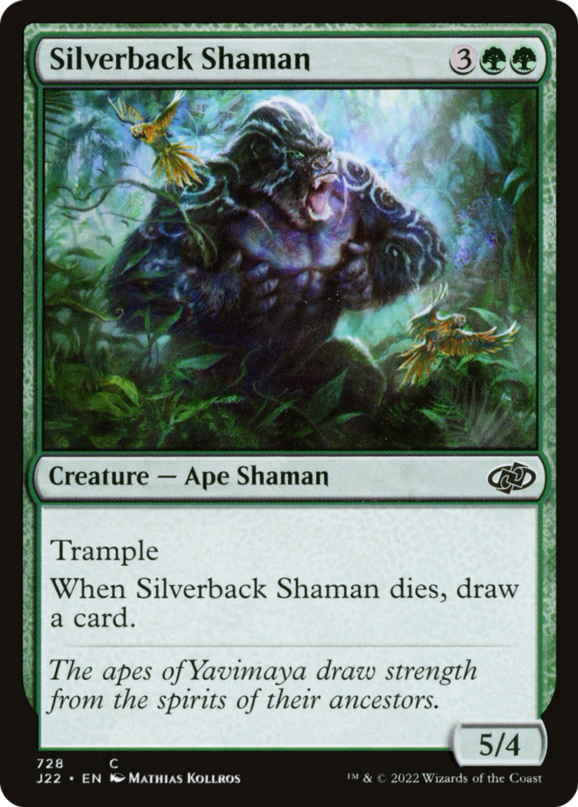 Shamane à dos argenté — Jumpstart 2022 — Magic: The Gathering