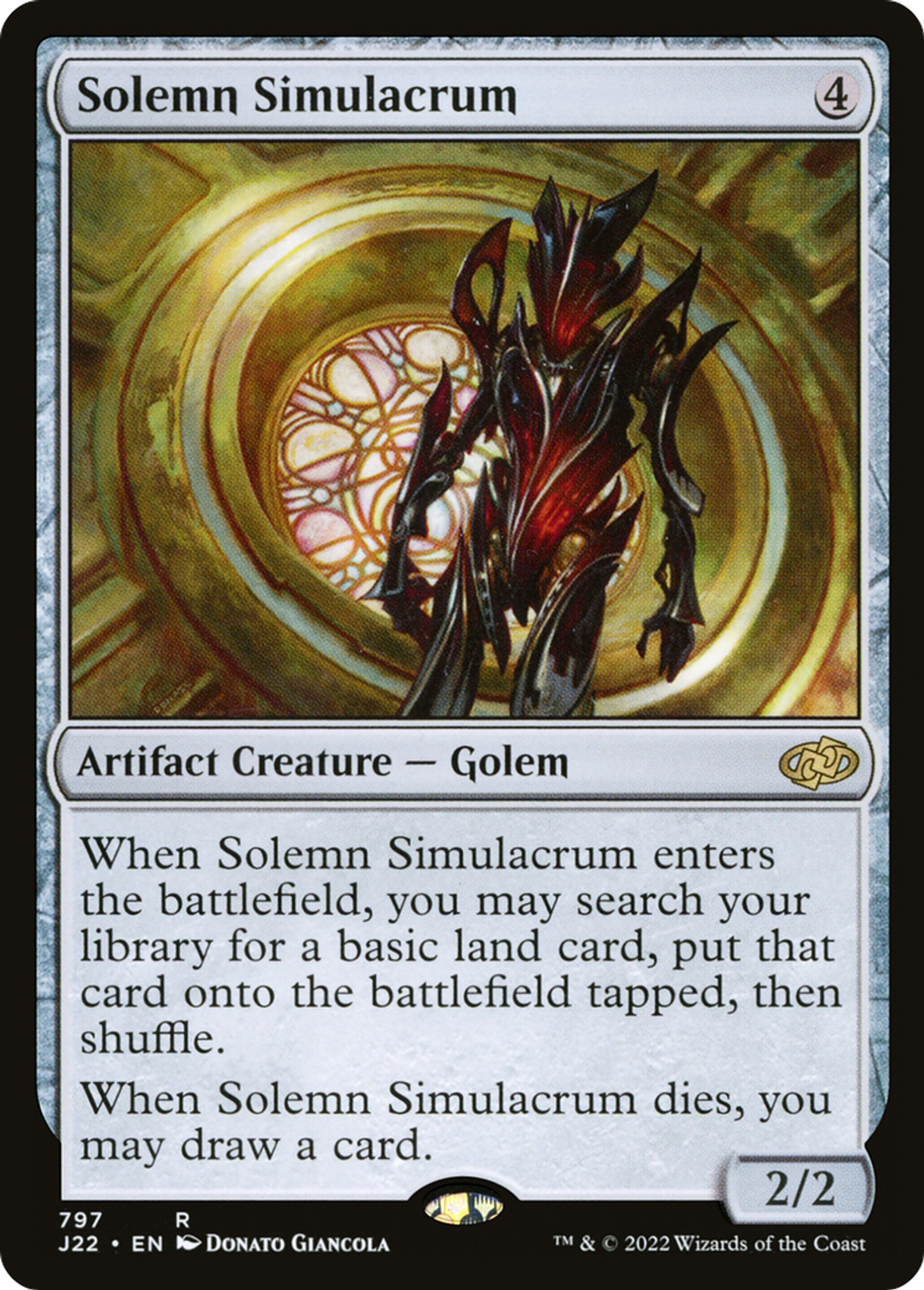 Simulacre solennel — Jumpstart 2022 — Magic: The Gathering