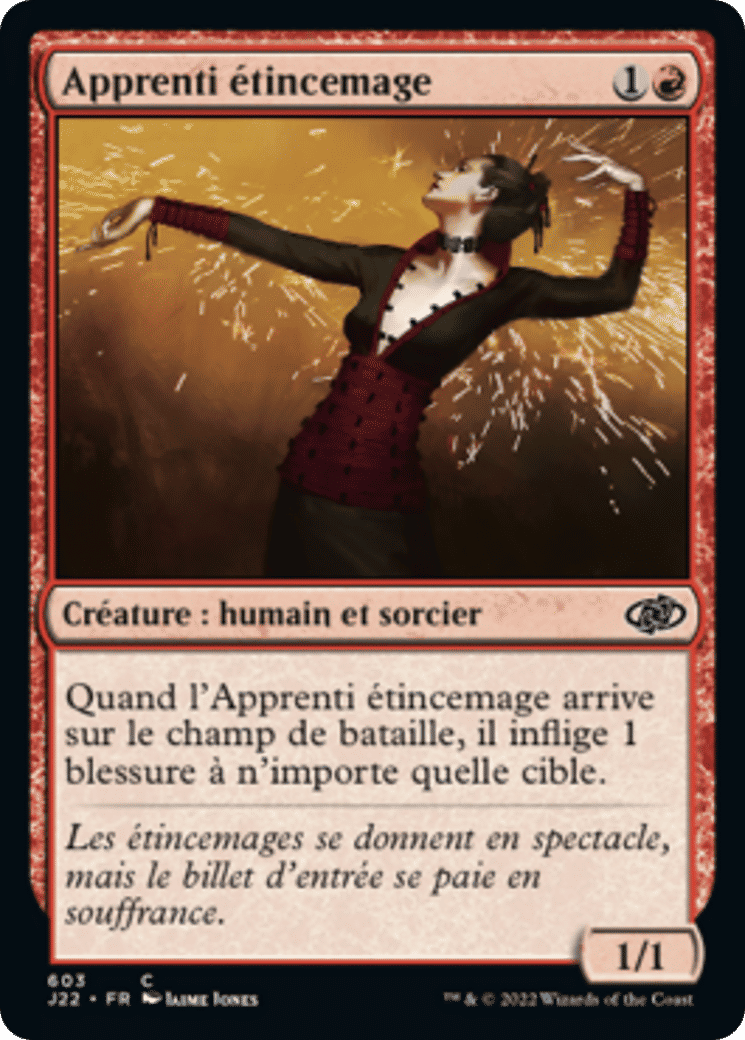 Apprentie étincemage — Jumpstart 2022 — Magic: The Gathering
