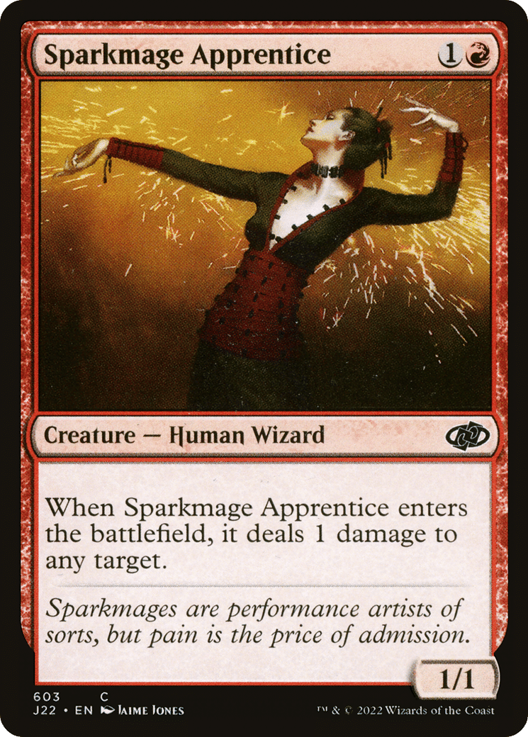 Sparkmage Apprentice — Jumpstart 2022 — Magic: The Gathering
