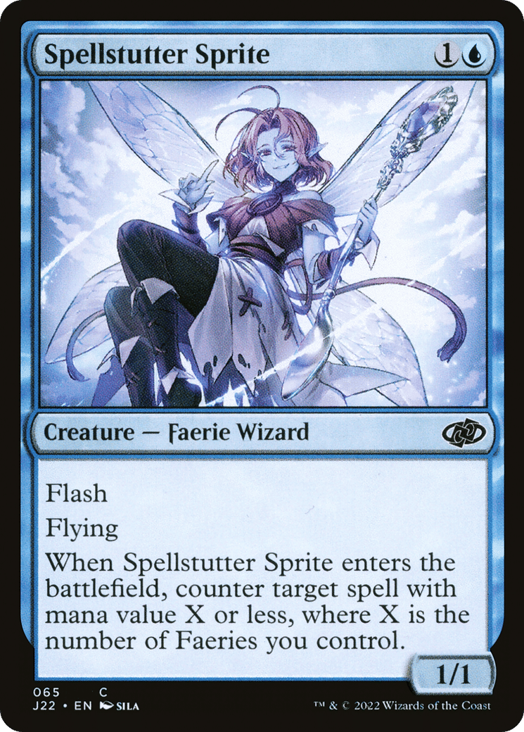Spellstutter Sprite — Jumpstart 2022 — Magic: The Gathering
