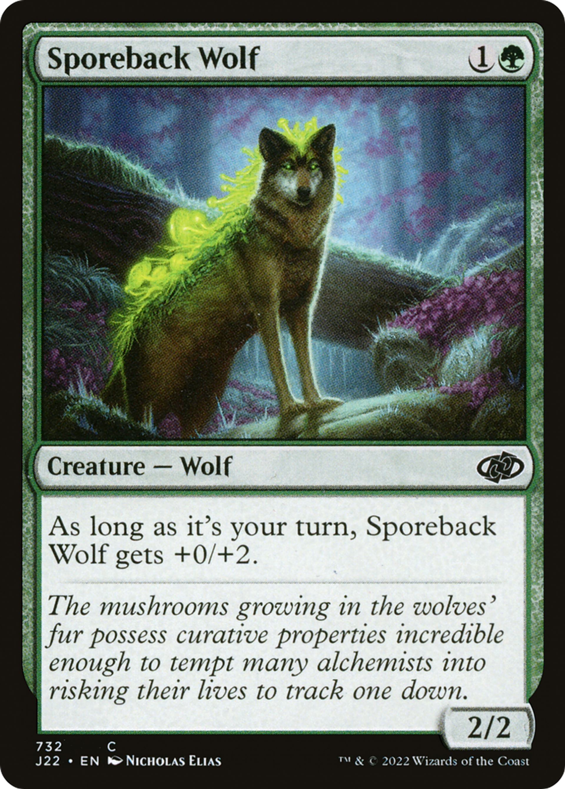 Loup sporéchine — Jumpstart 2022 — Magic: The Gathering