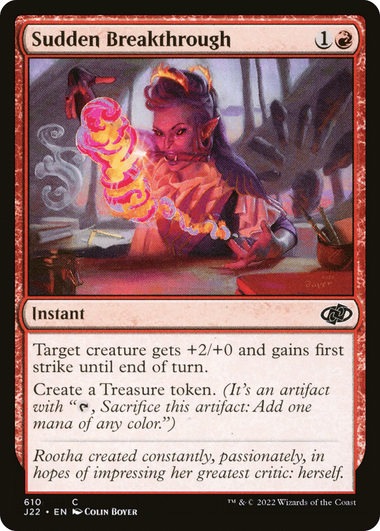 Sudden Breakthrough — Jumpstart 2022 — Magic: The Gathering