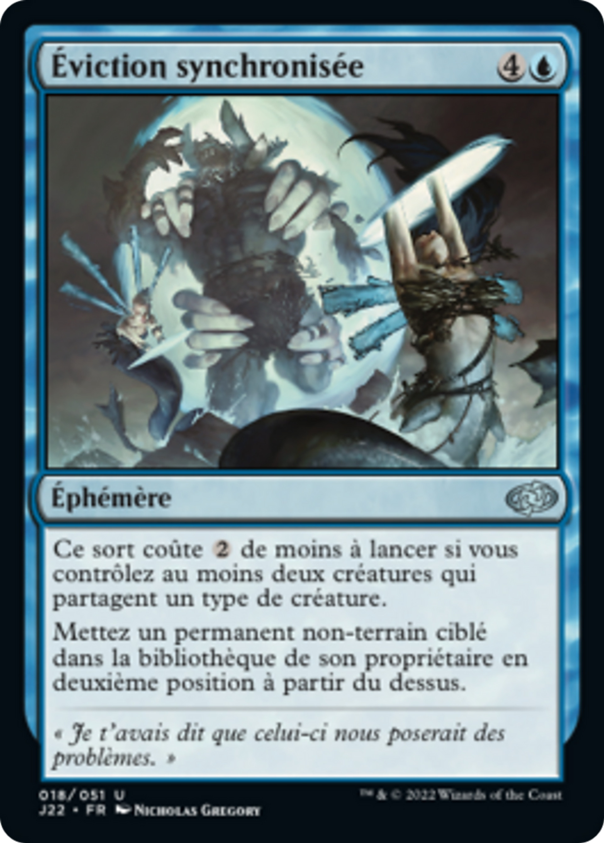 Éviction synchronisée — Jumpstart 2022 — Magic: The Gathering