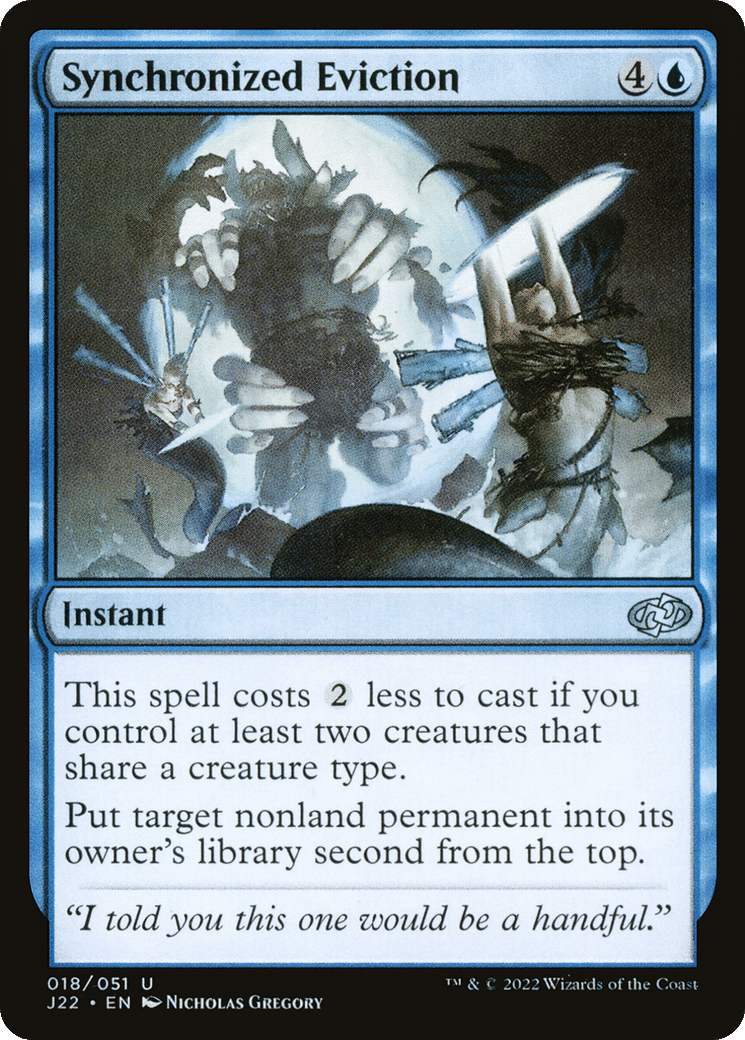 Synchronized Eviction — Jumpstart 2022 — Magic: The Gathering