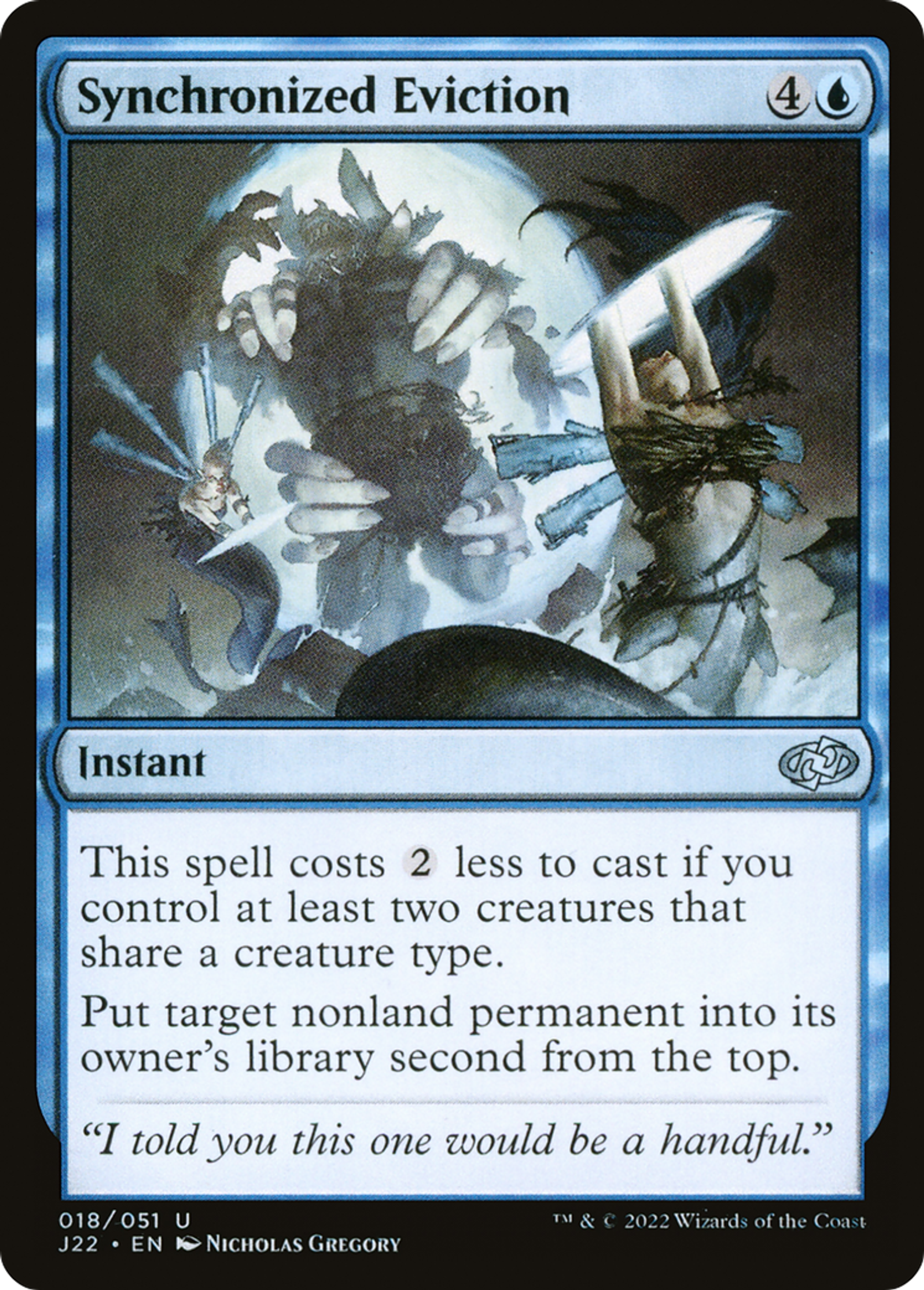 Éviction synchronisée — Jumpstart 2022 — Magic: The Gathering