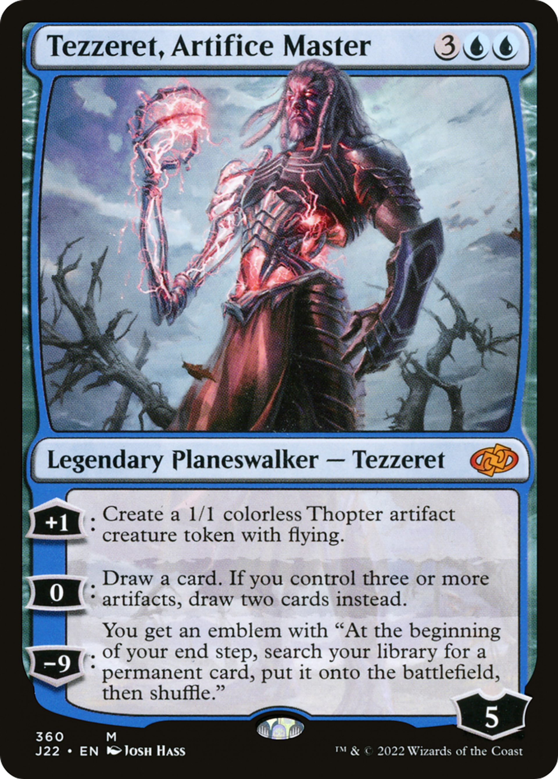 Tezzeret, maître artificier — Jumpstart 2022 — Magic: The Gathering