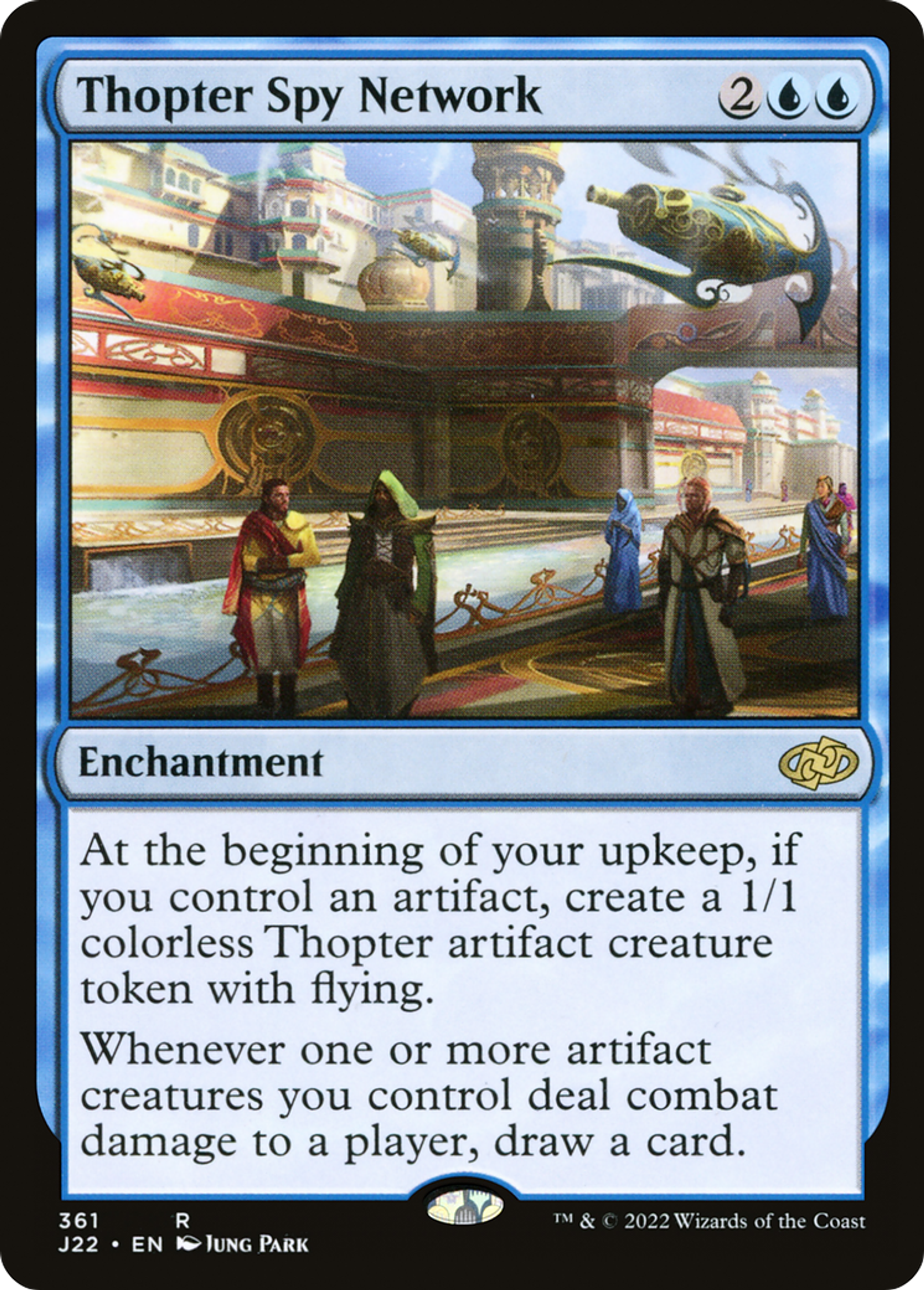 Réseau de mécanoptères espions — Jumpstart 2022 — Magic: The Gathering
