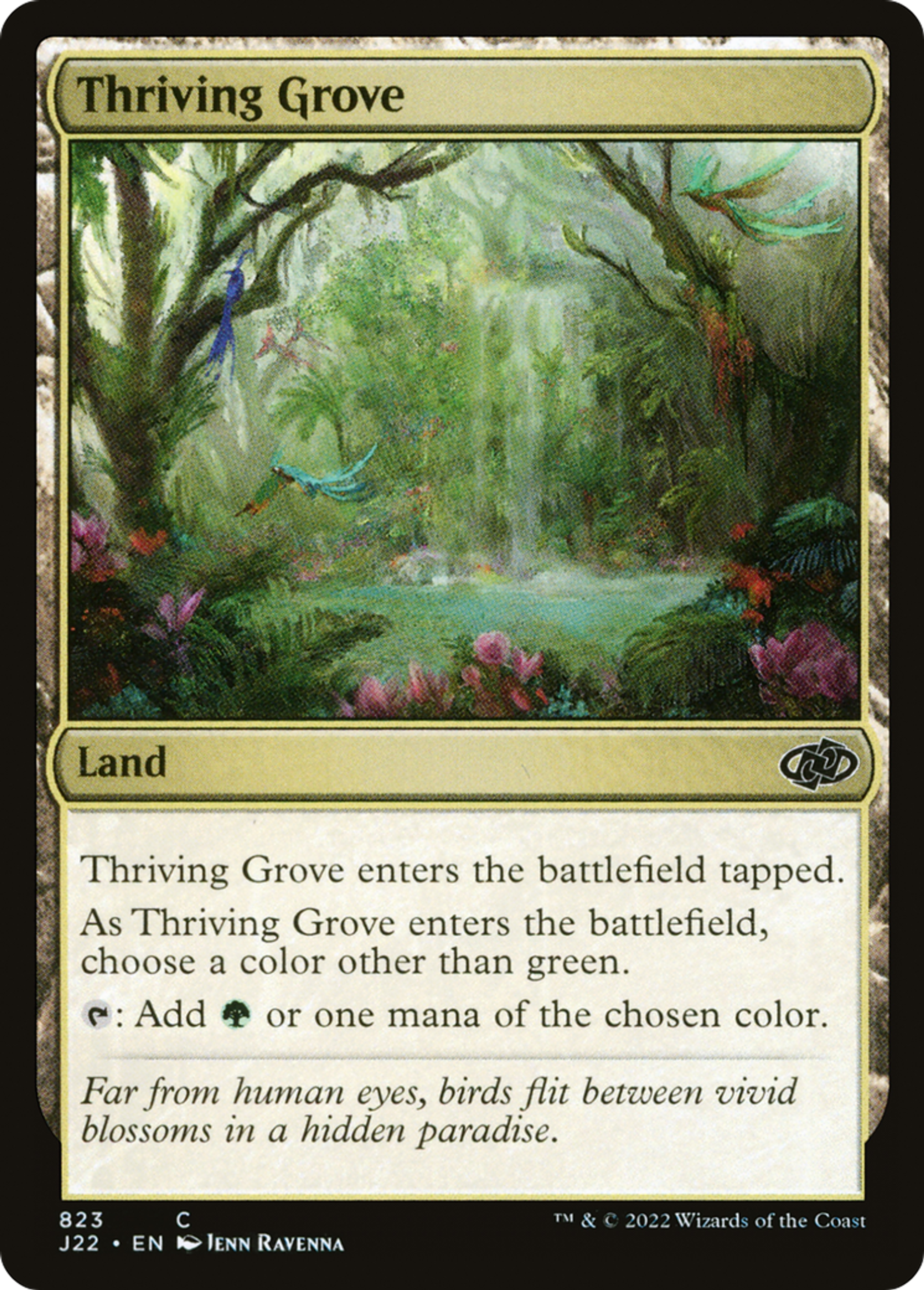 Bosquet prospère — Jumpstart 2022 — Magic: The Gathering