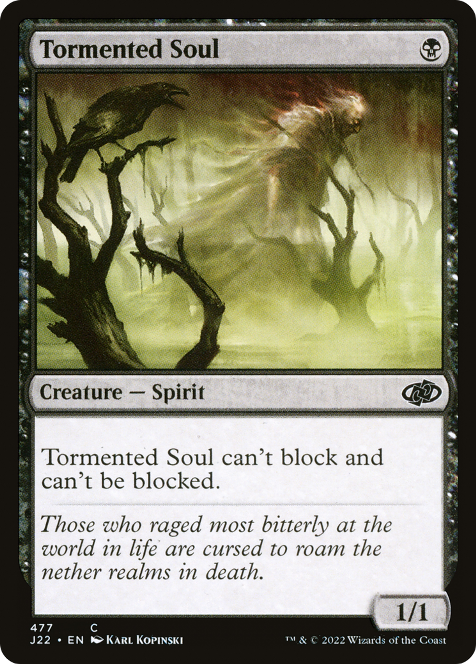 Âme tourmentée — Jumpstart 2022 — Magic: The Gathering