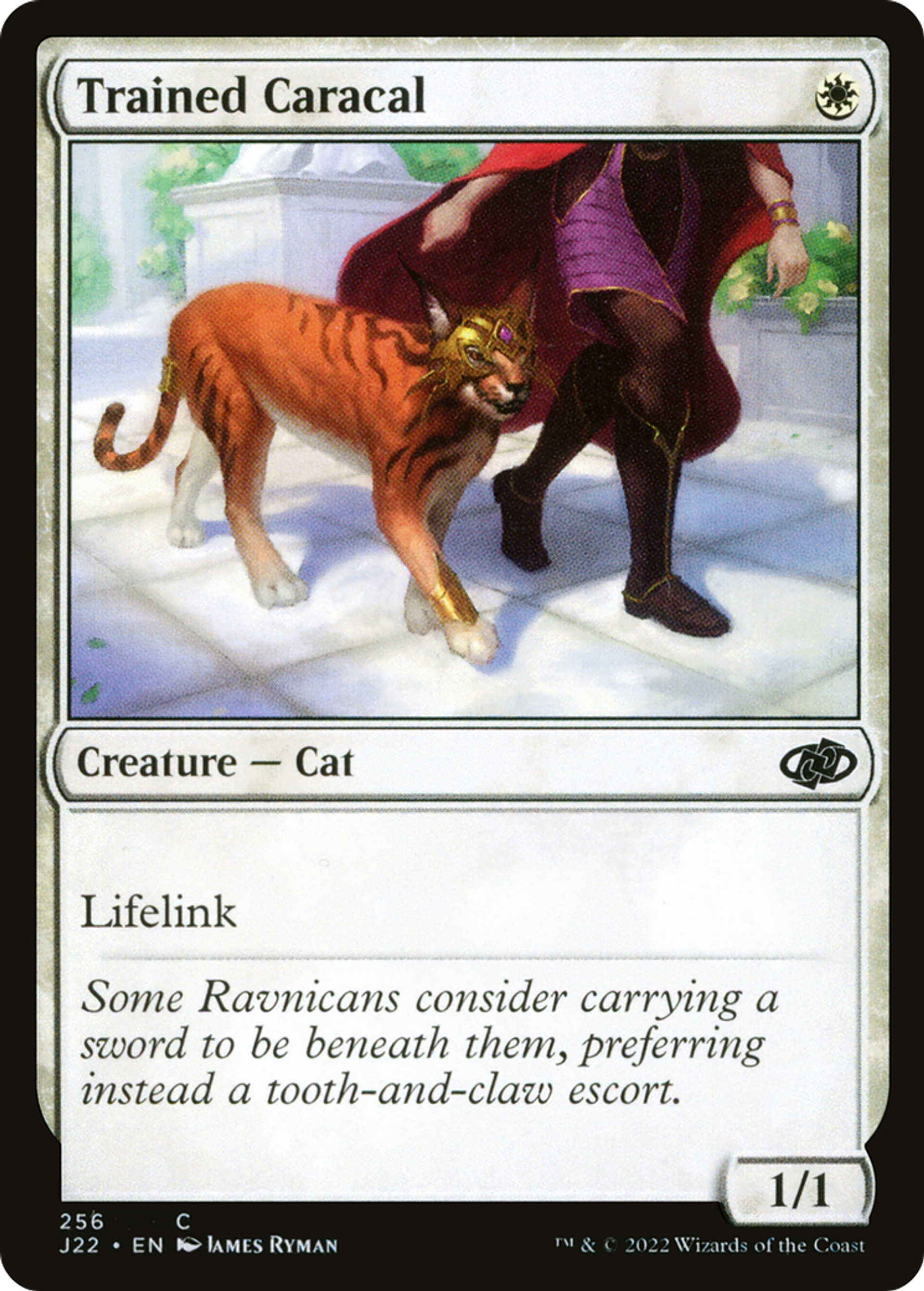 Caracal dressé — Jumpstart 2022 — Magic: The Gathering