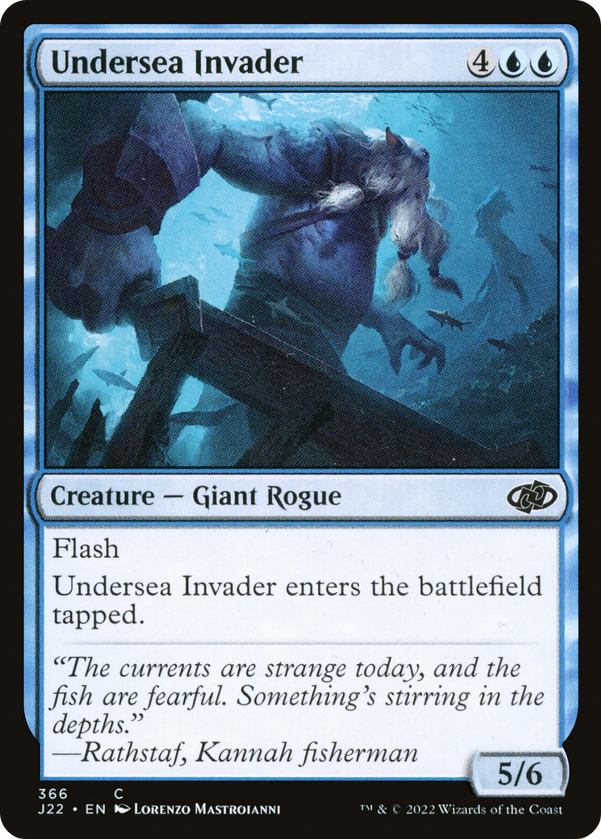 Envahisseur sous-marin — Jumpstart 2022 — Magic: The Gathering