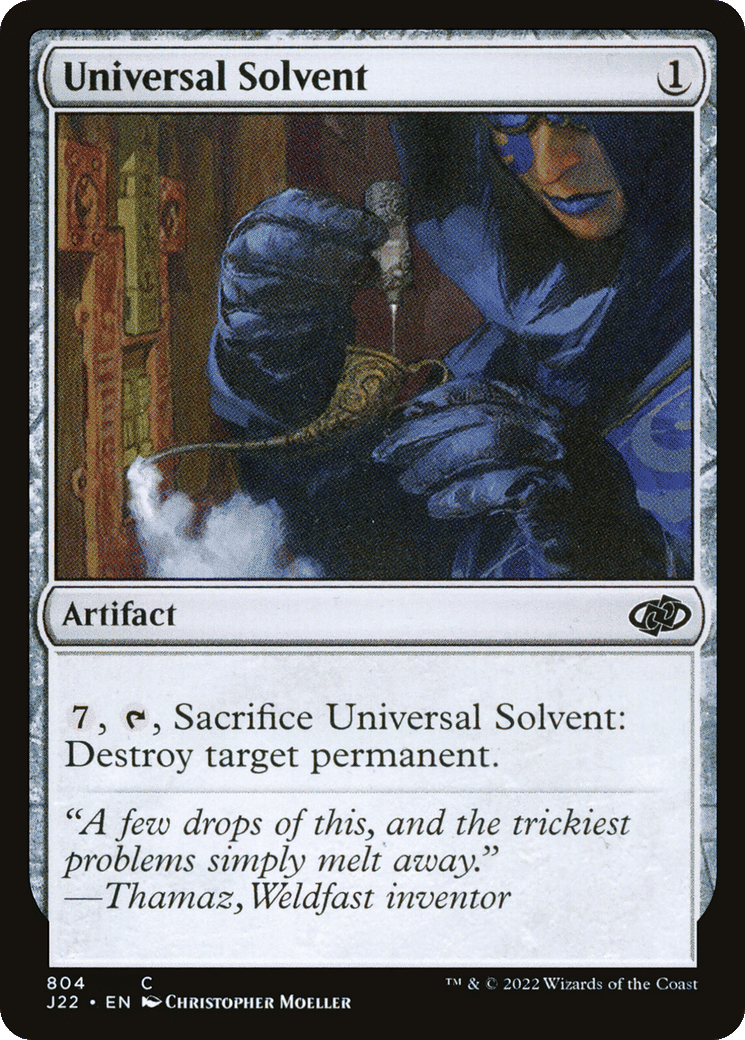 Universal Solvent — Jumpstart 2022 — Magic: The Gathering