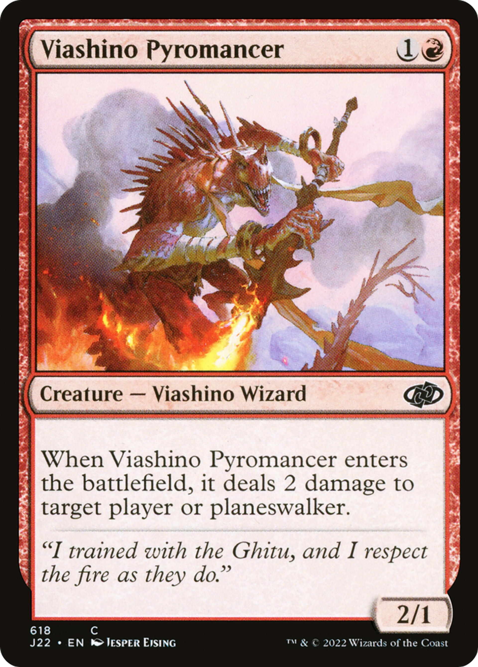 Pyromancien viashino — Jumpstart 2022 — Magic: The Gathering