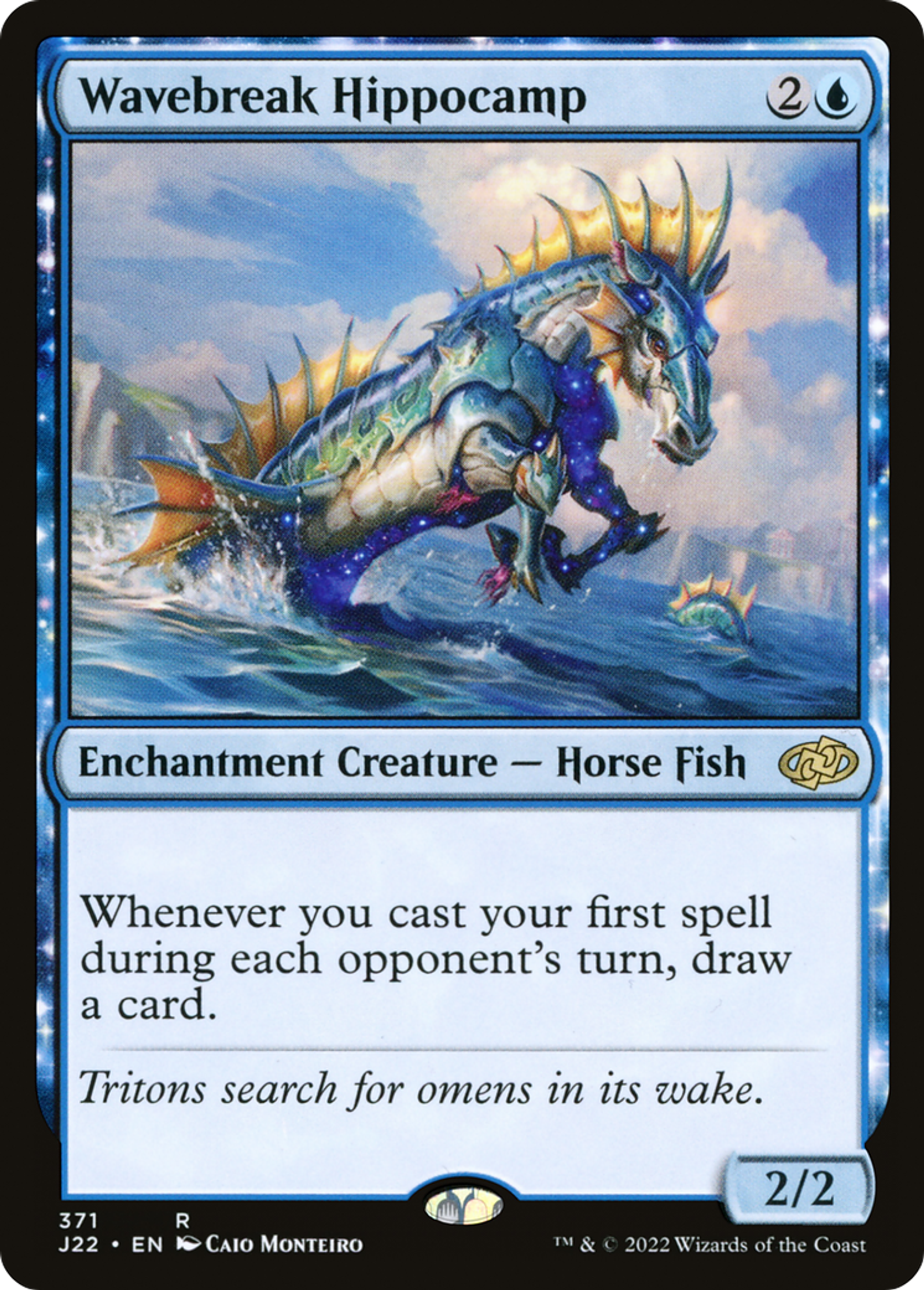 Hippocampe brise-flot — Jumpstart 2022 — Magic: The Gathering