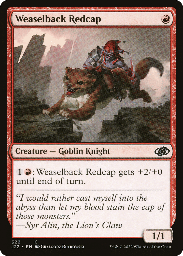 Weaselback Redcap — Jumpstart 2022 — Magic: The Gathering