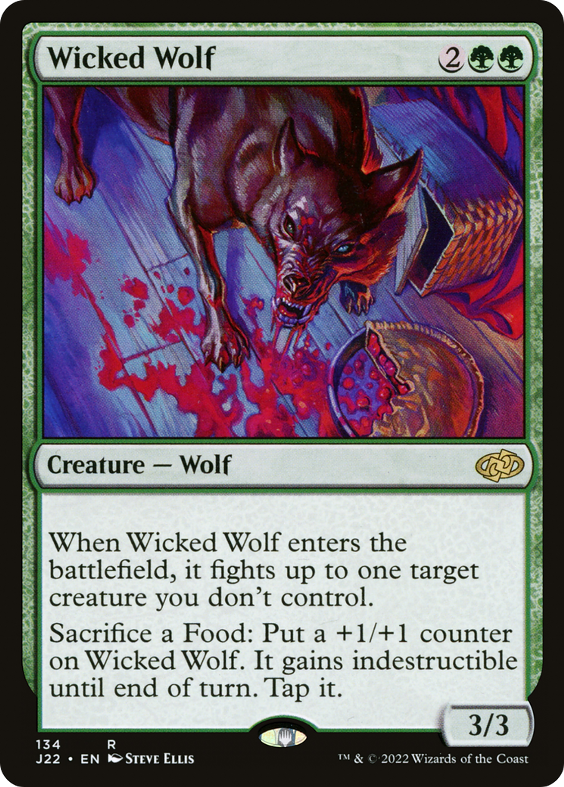 Méchant loup — Jumpstart 2022 — Magic: The Gathering