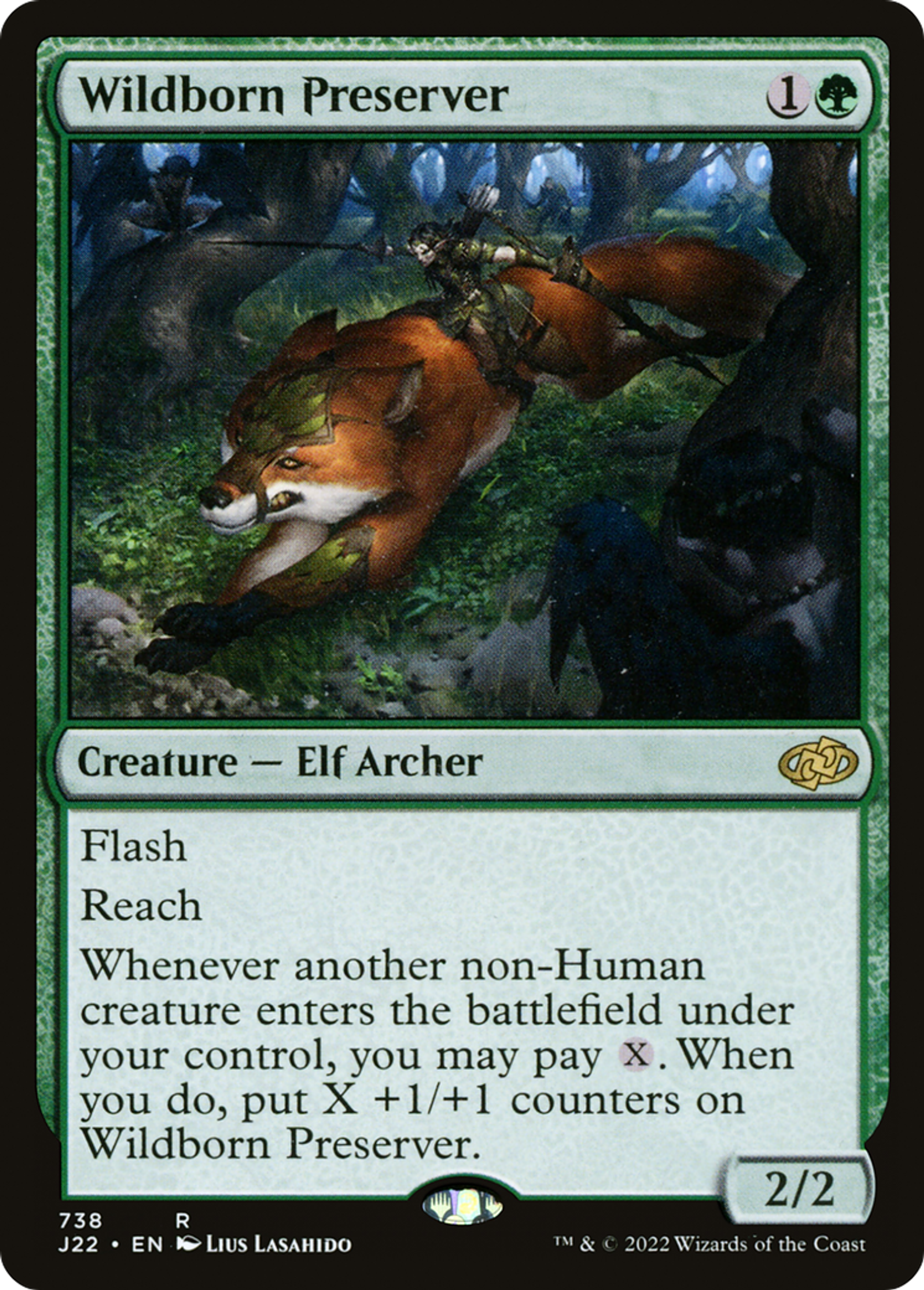 Wildborn Preserver — Jumpstart 2022 — Magic: The Gathering
