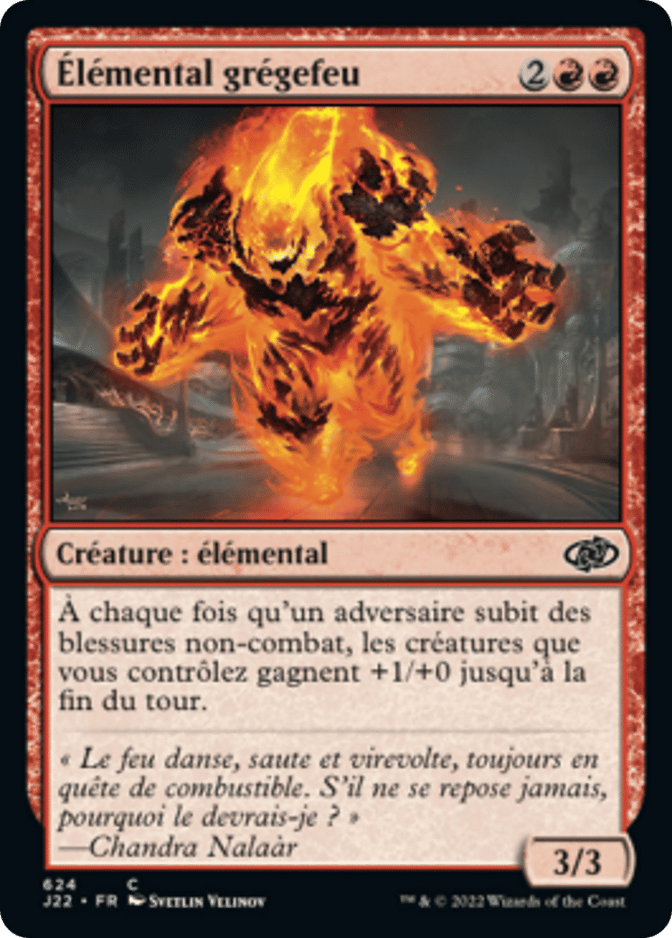 Élémental grégefeu — Jumpstart 2022 — Magic: The Gathering