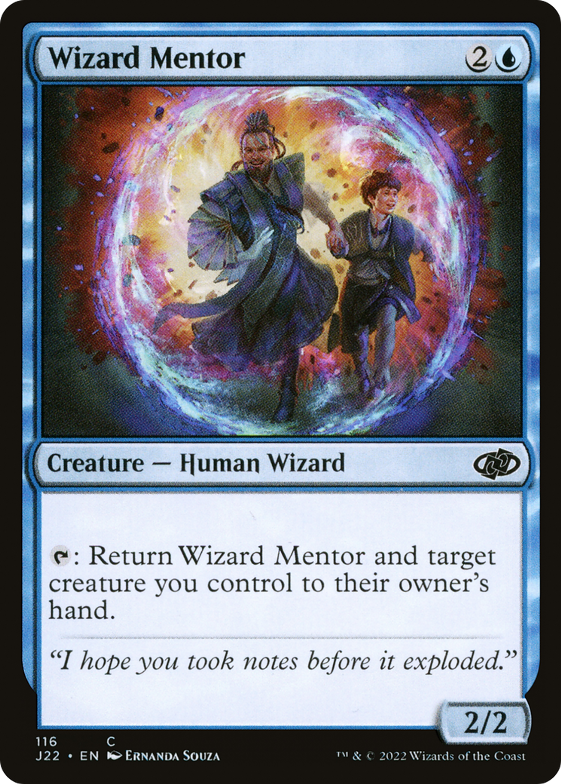 Mentor sorcier — Jumpstart 2022 — Magic: The Gathering