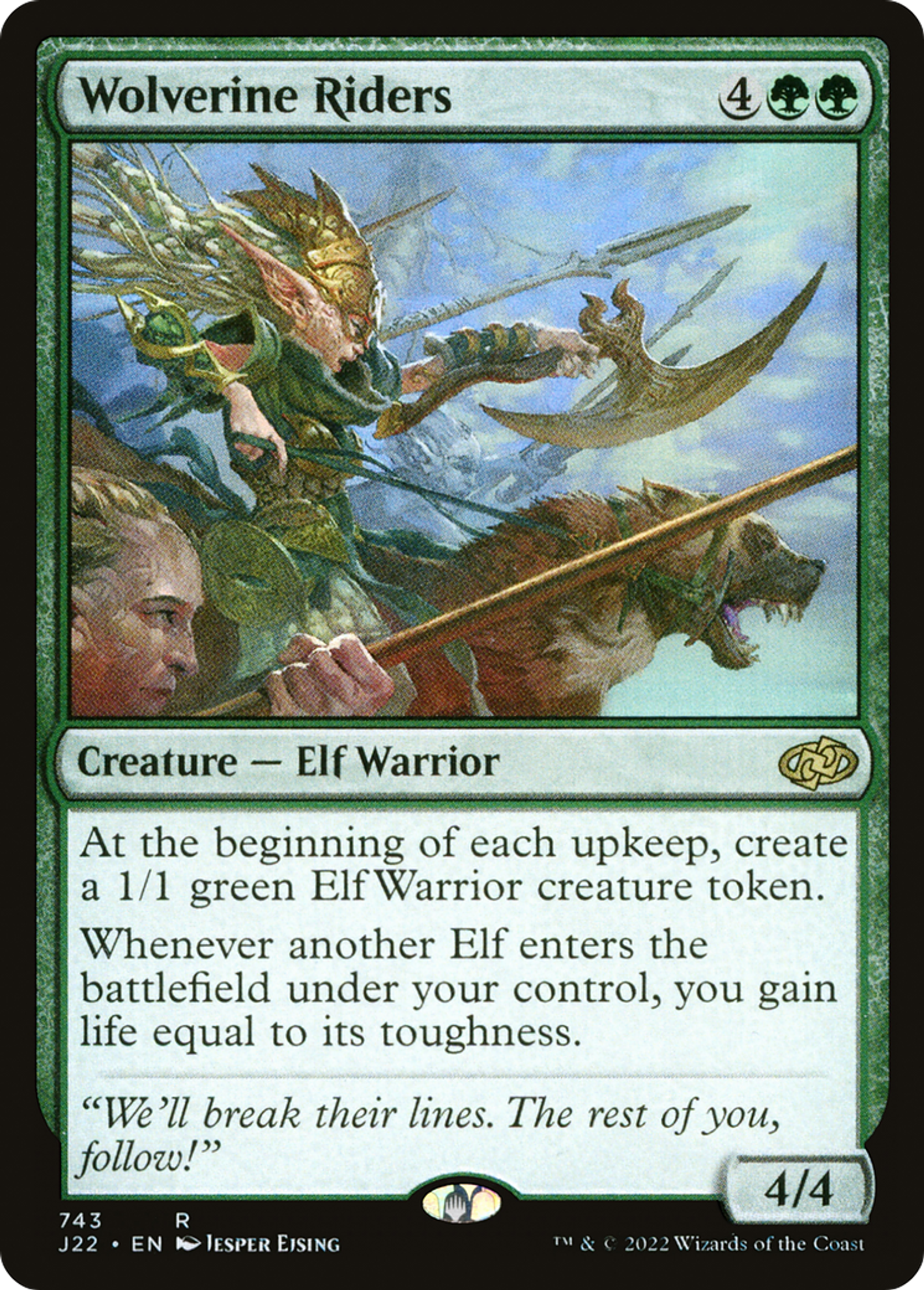 Chevaucheurs de gloutons — Jumpstart 2022 — Magic: The Gathering