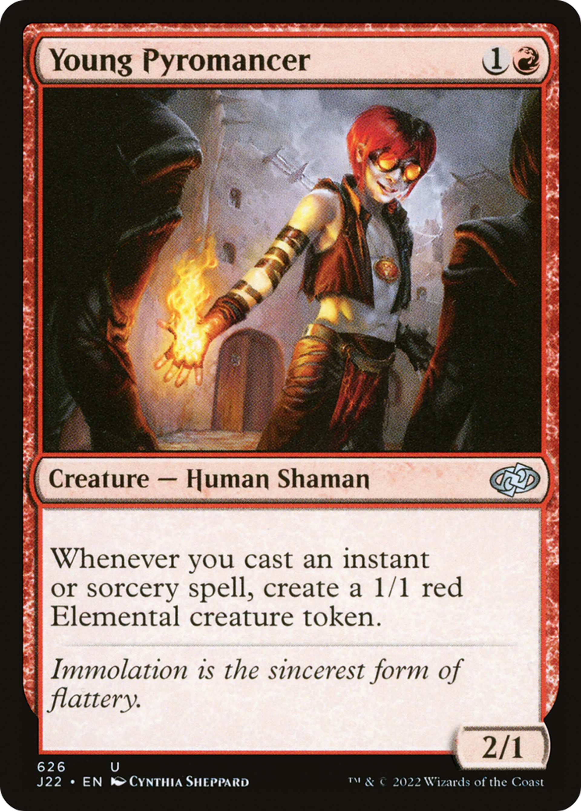 Jeune pyromancien — Jumpstart 2022 — Magic: The Gathering