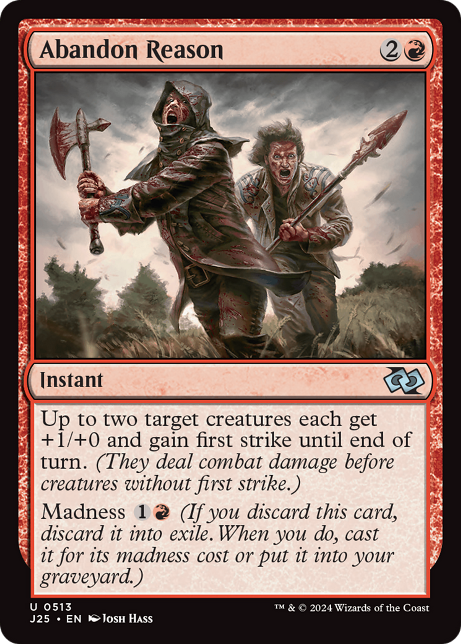 Abandon Reason — Foundations Jumpstart — Magic: The Gathering