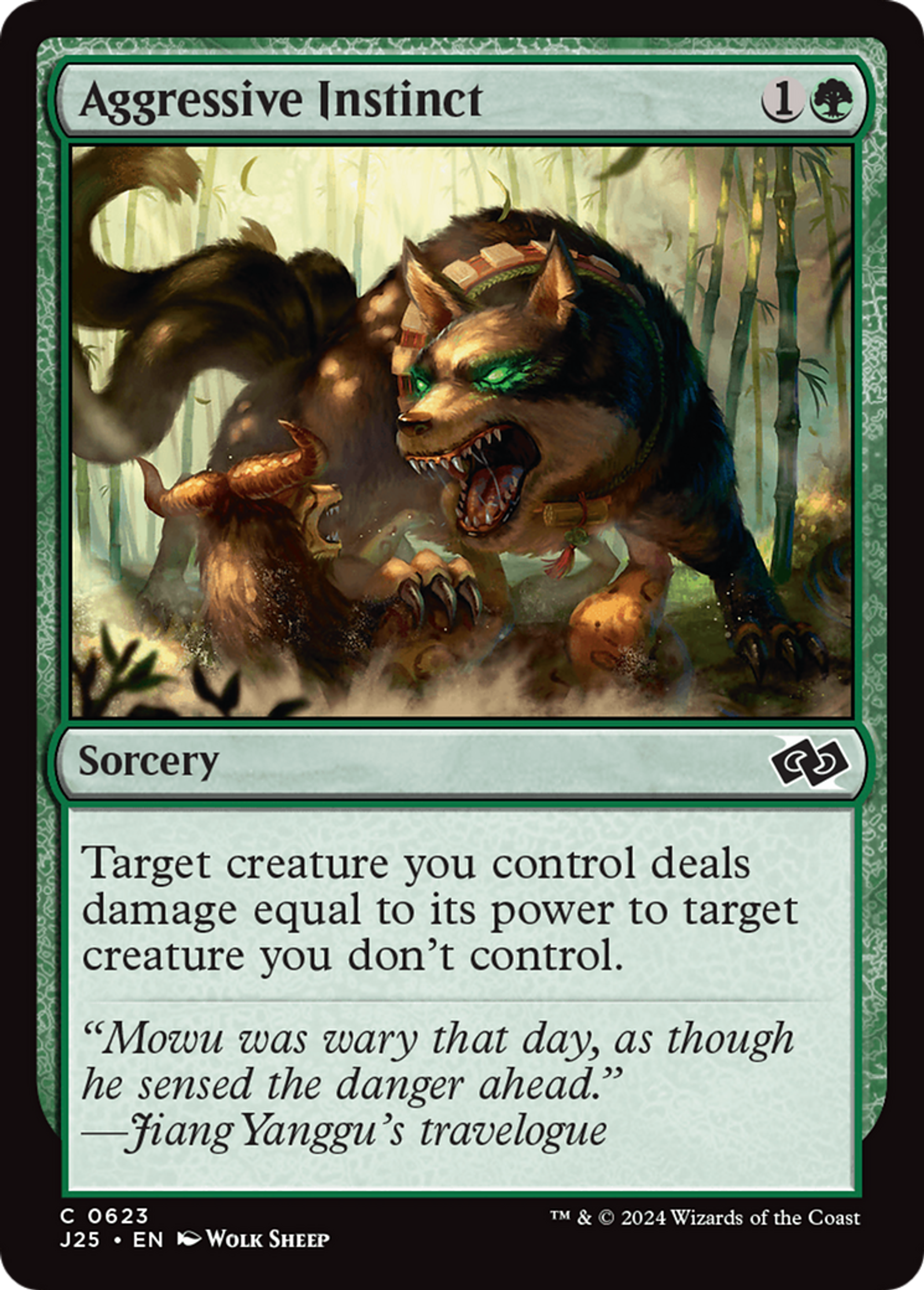 Aggressive Instinct — Foundations Jumpstart — Magic: The Gathering
