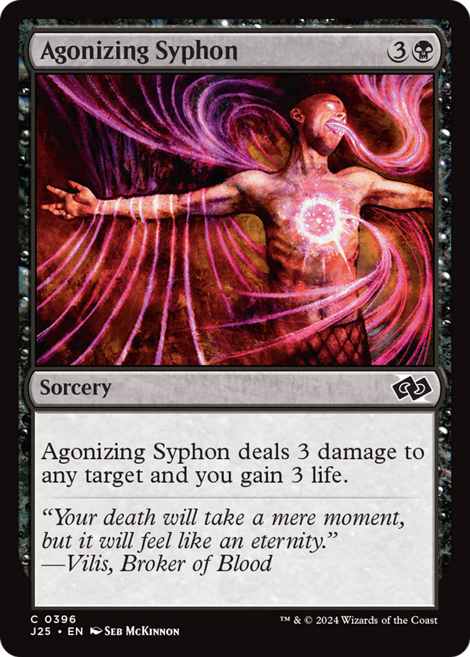 Agonizing Syphon — Foundations Jumpstart — Magic: The Gathering