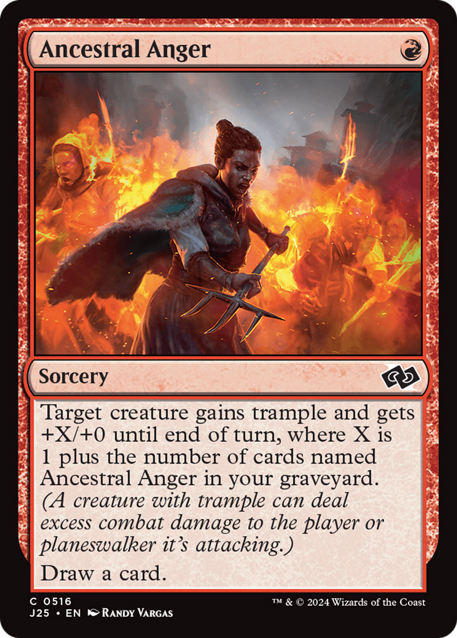 Ancestral Anger — Foundations Jumpstart — Magic: The Gathering
