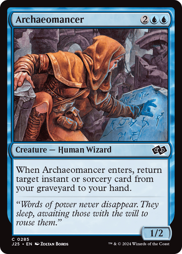 Archaeomancer — Foundations Jumpstart — Magic: The Gathering