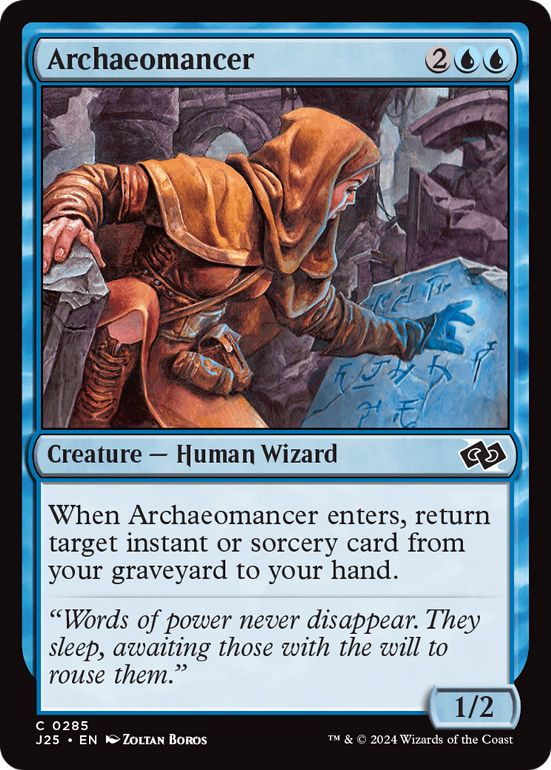 Archaeomancer — Foundations Jumpstart — Magic: The Gathering