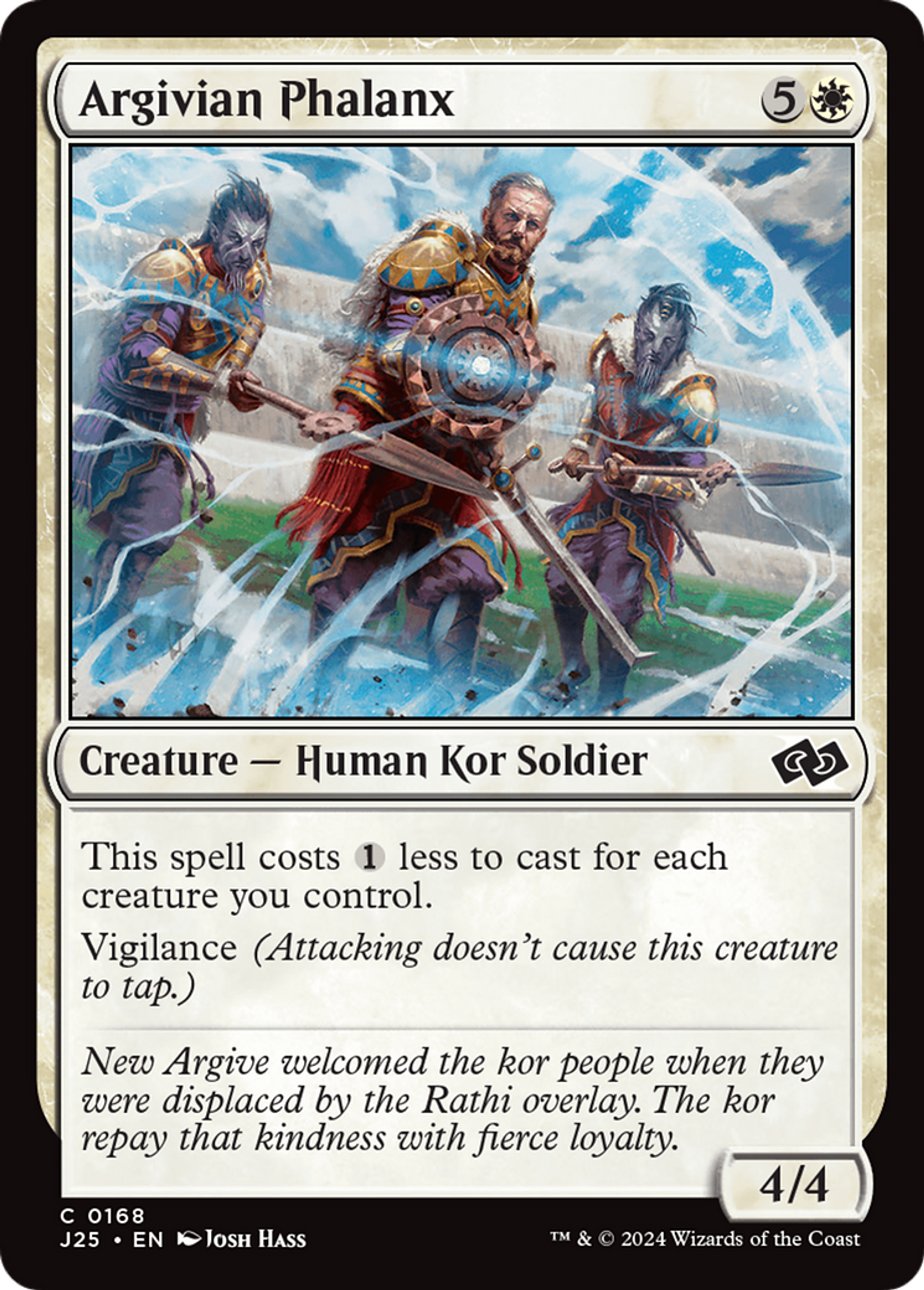 Argivian Phalanx — Foundations Jumpstart — Magic: The Gathering