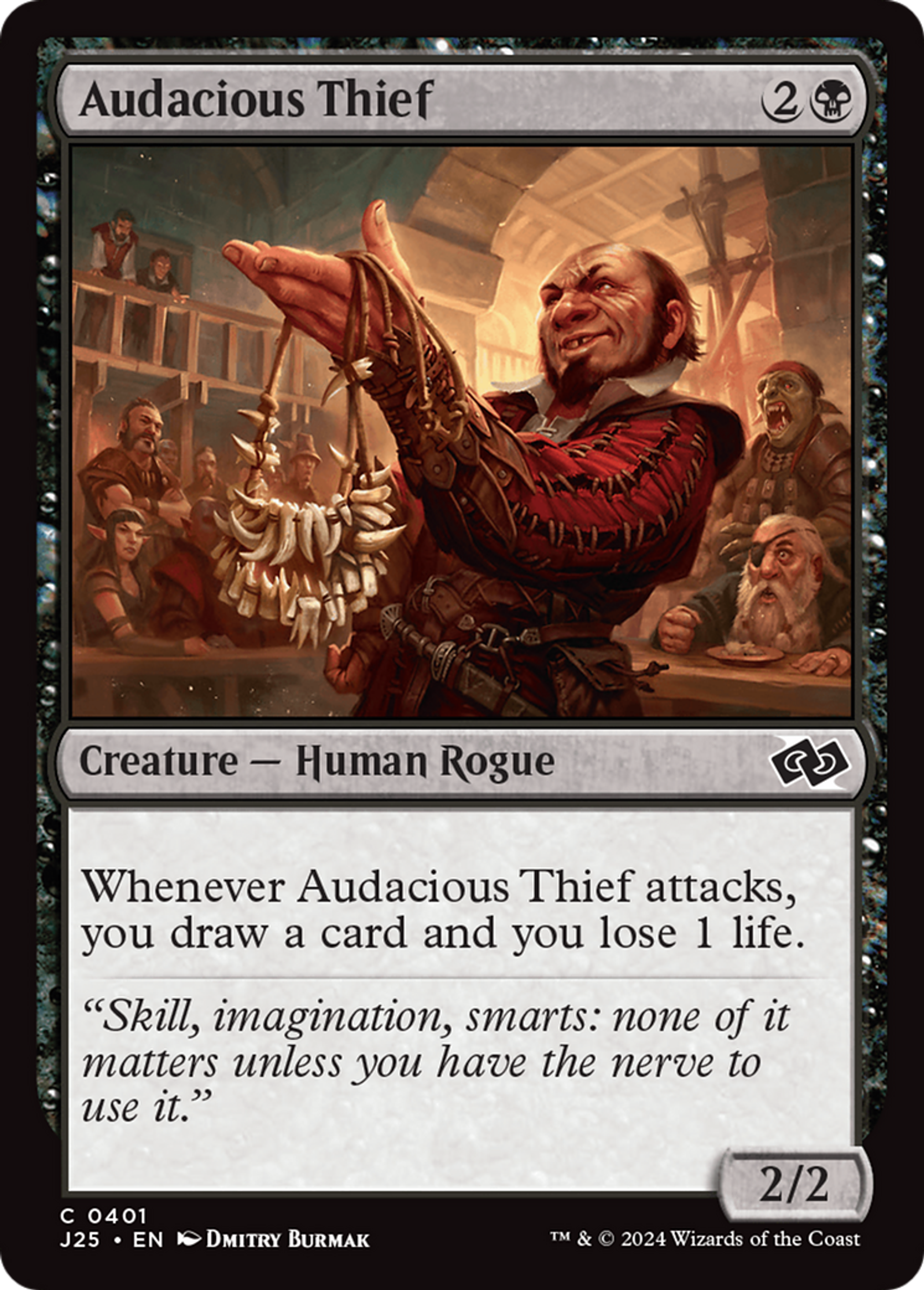 Audacious Thief — Foundations Jumpstart — Magic: The Gathering