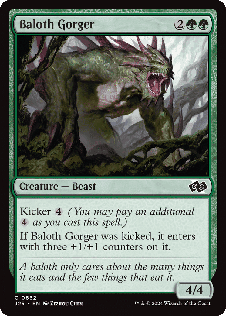 Baloth Gorger — Foundations Jumpstart — Magic: The Gathering