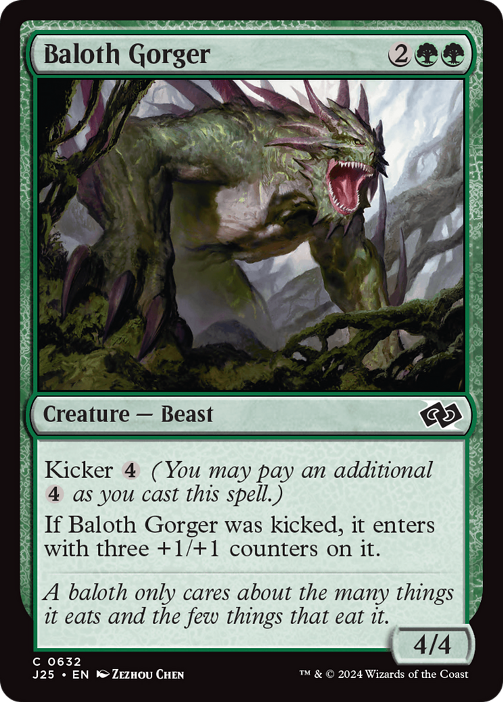 Baloth Gorger — Foundations Jumpstart — Magic: The Gathering