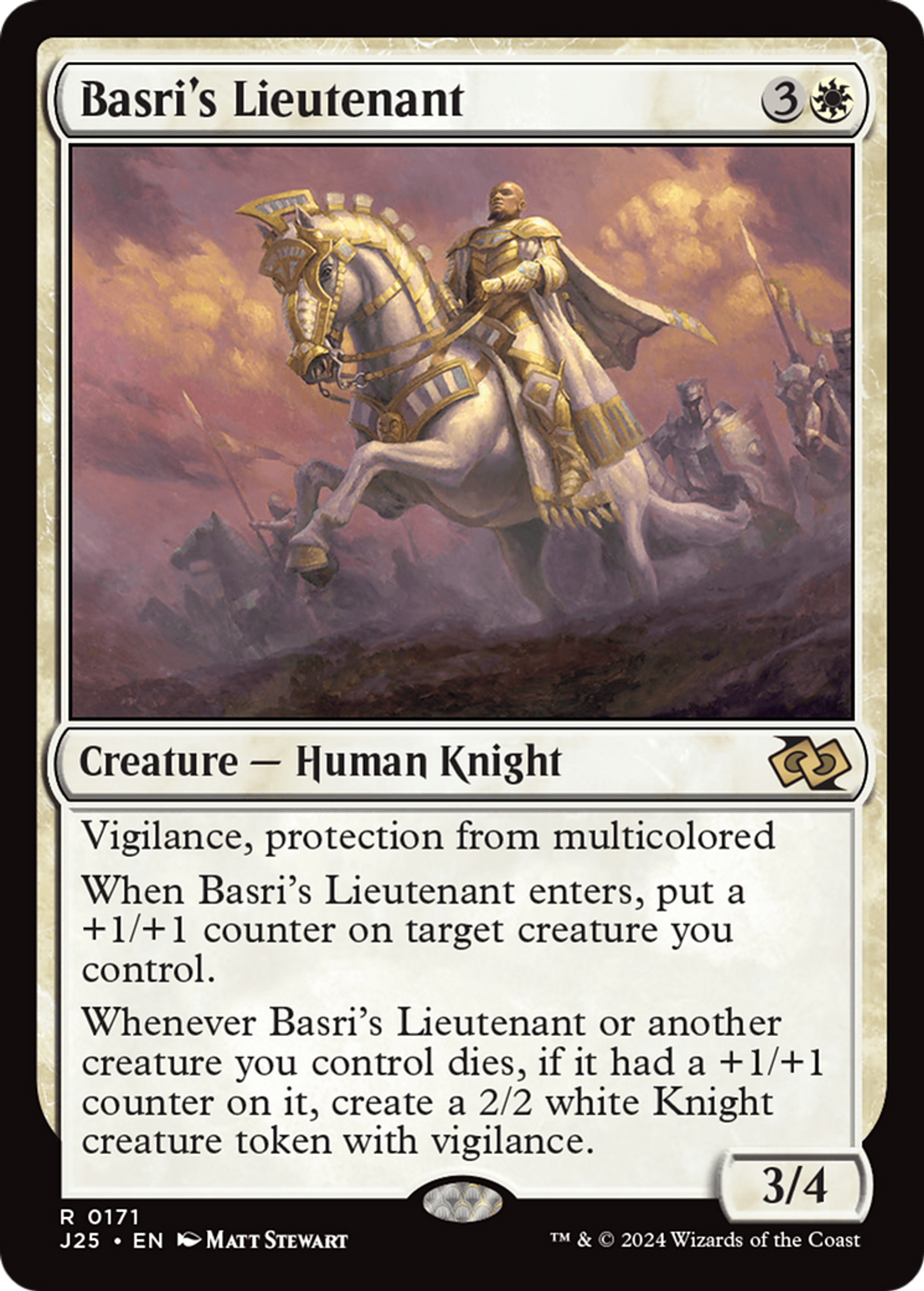 Basri's Lieutenant — Foundations Jumpstart — Magic: The Gathering