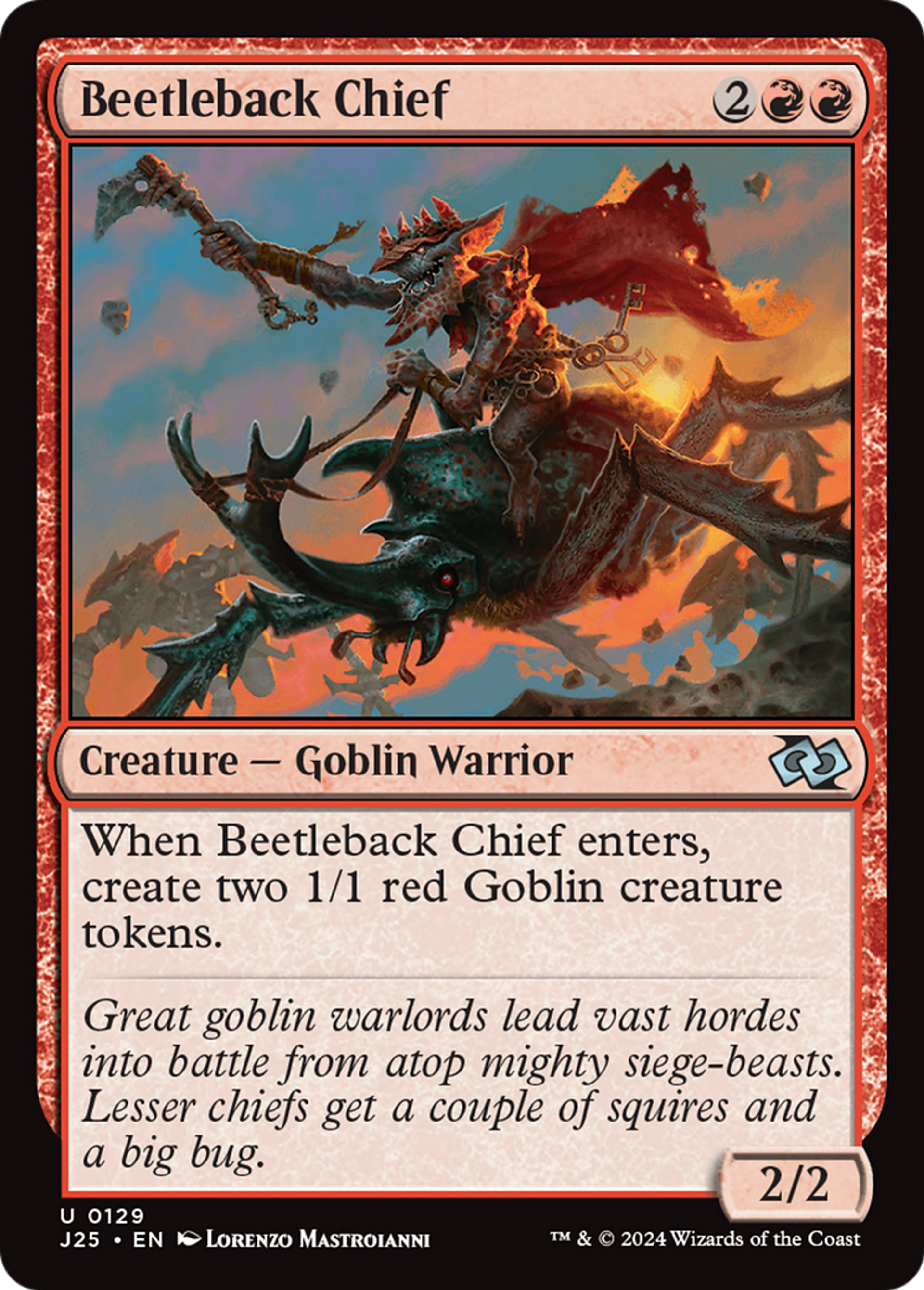 Beetleback Chief — Foundations Jumpstart — Magic: The Gathering