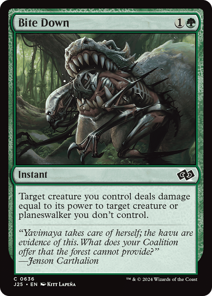 Bite Down — Foundations Jumpstart — Magic: The Gathering