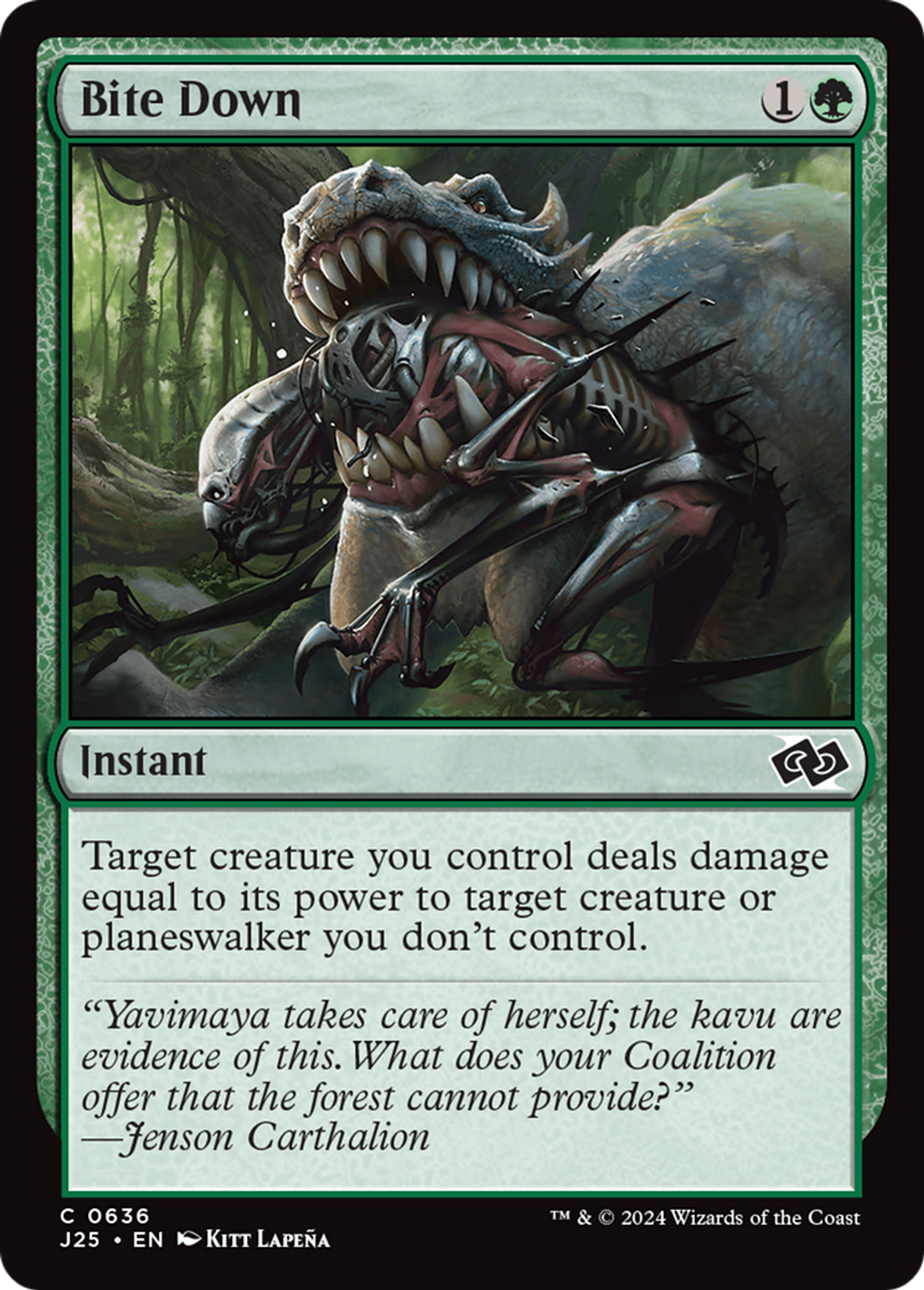Bite Down — Foundations Jumpstart — Magic: The Gathering
