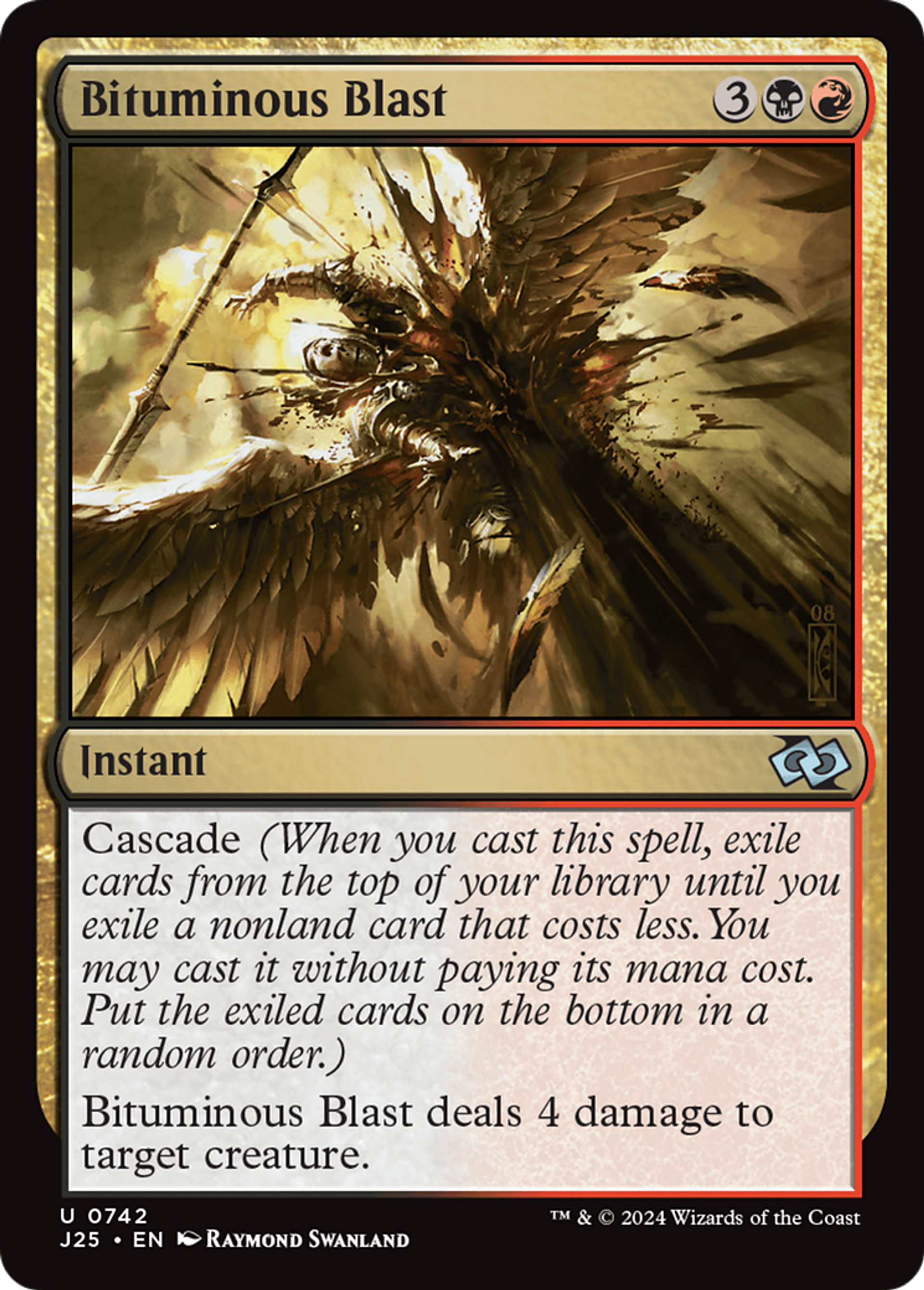 Bituminous Blast — Foundations Jumpstart — Magic: The Gathering