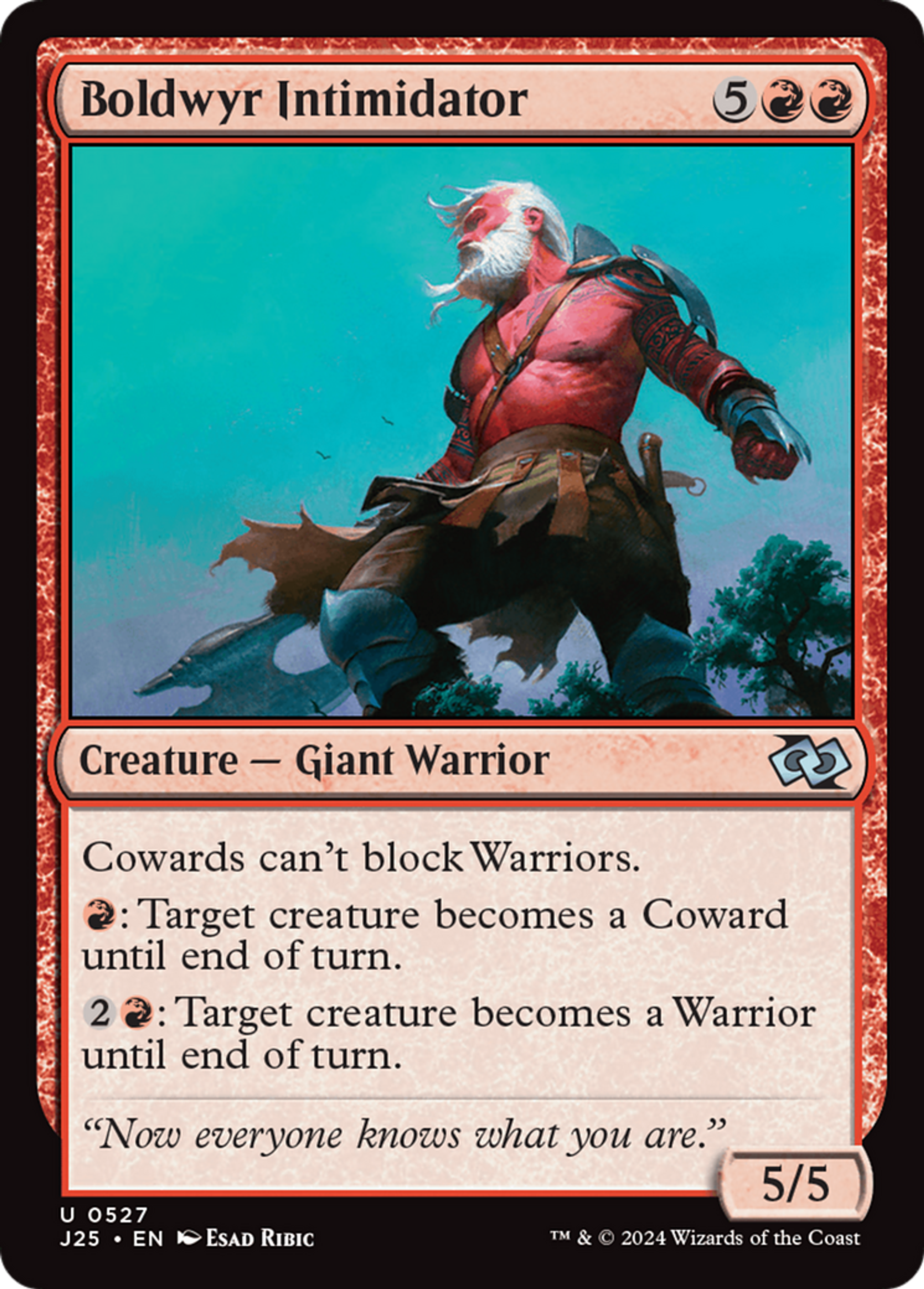 Boldwyr Intimidator — Foundations Jumpstart — Magic: The Gathering