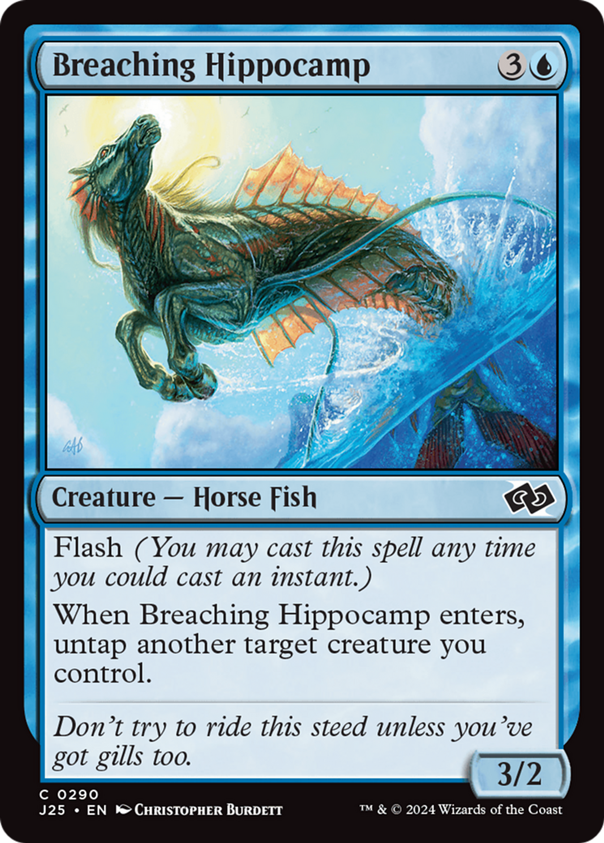 Breaching Hippocamp — Foundations Jumpstart — Magic: The Gathering